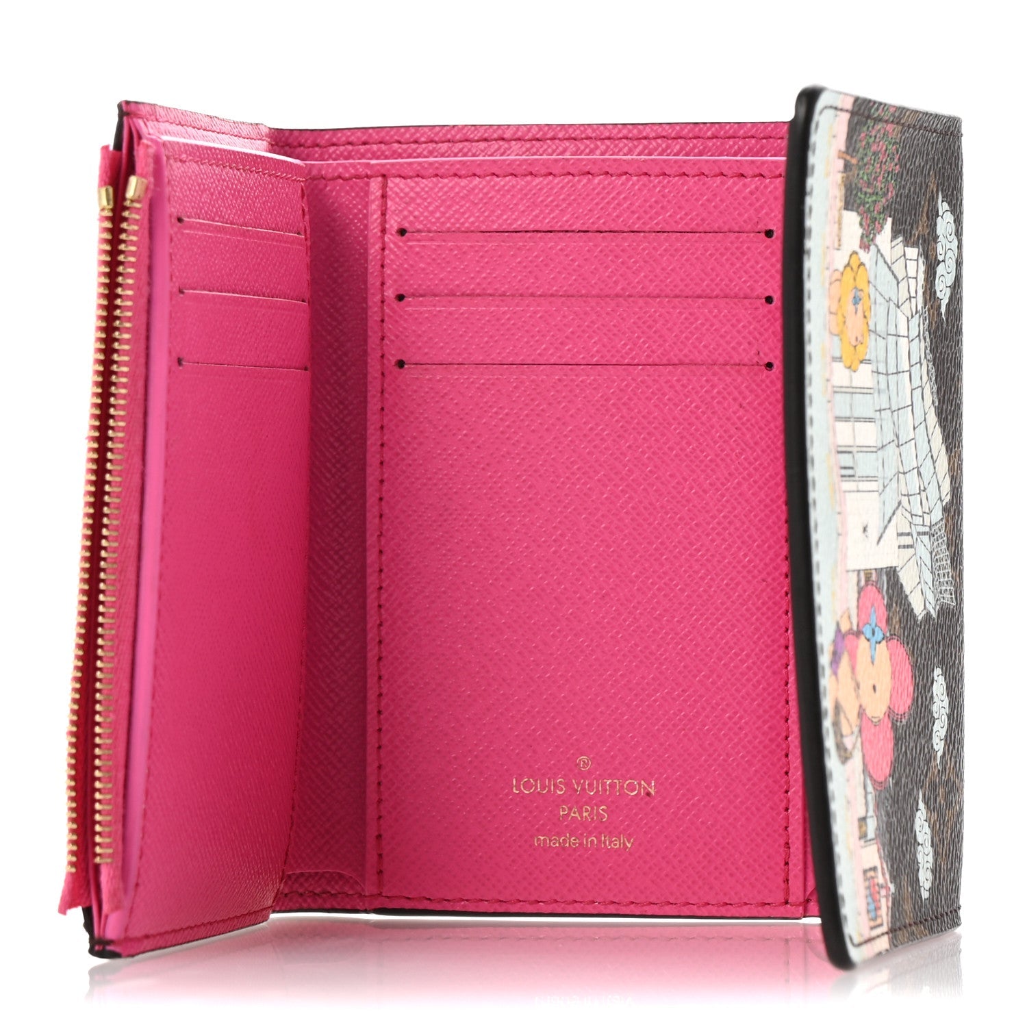 Monogram 2022 Christmas Animation Seoul Victorine Wallet Fuchsia