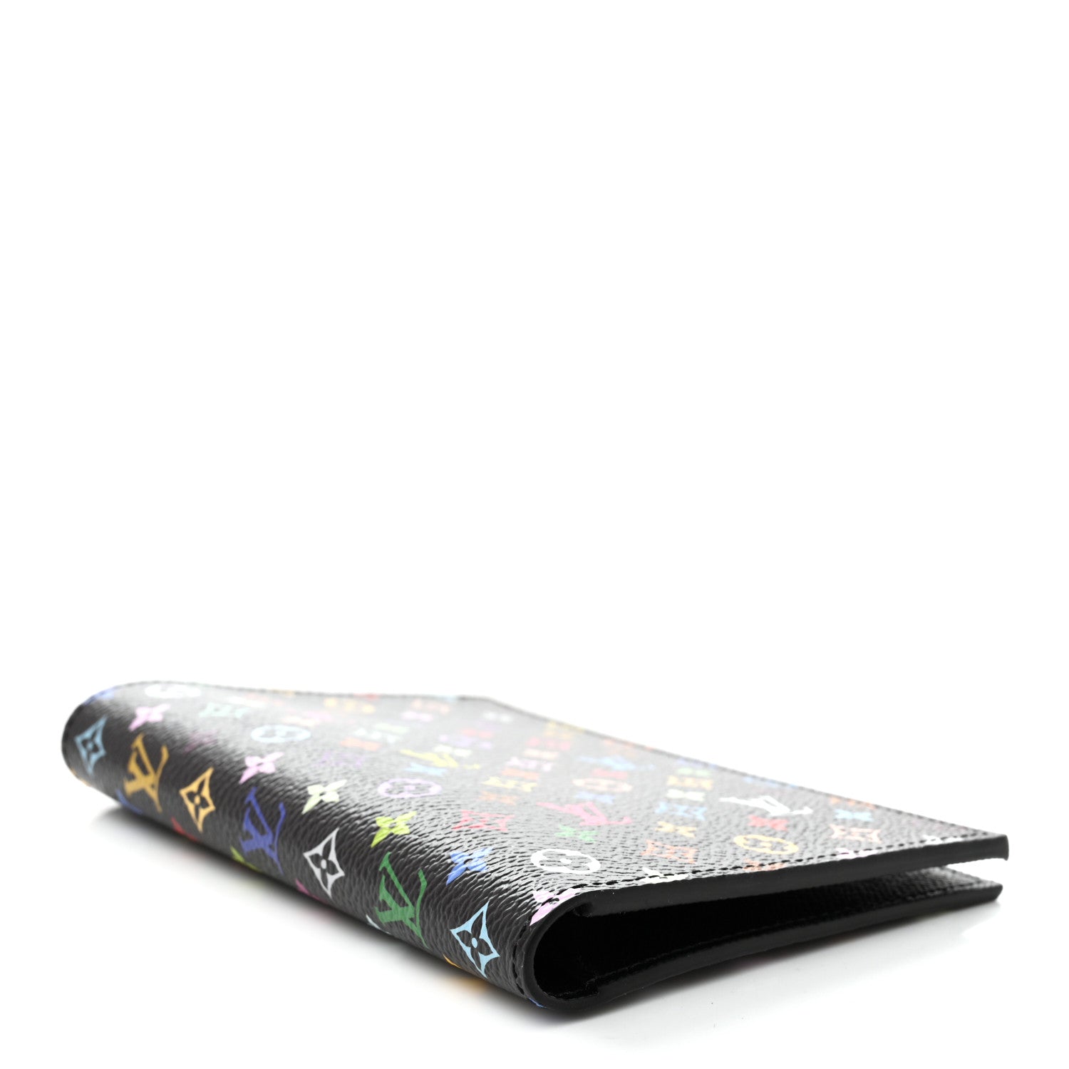 LV X TM Monogram Multicolor Passport Cover Black
