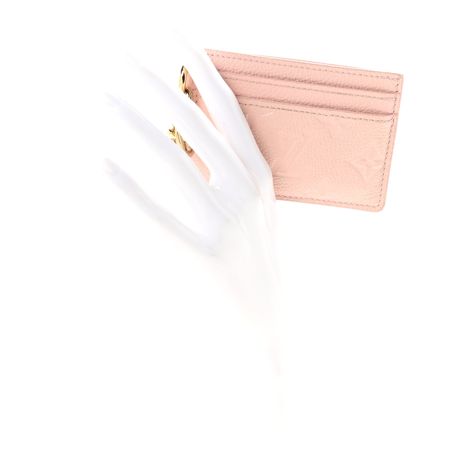 Empreinte Monogram LV Charms Card Holder Pink Opale