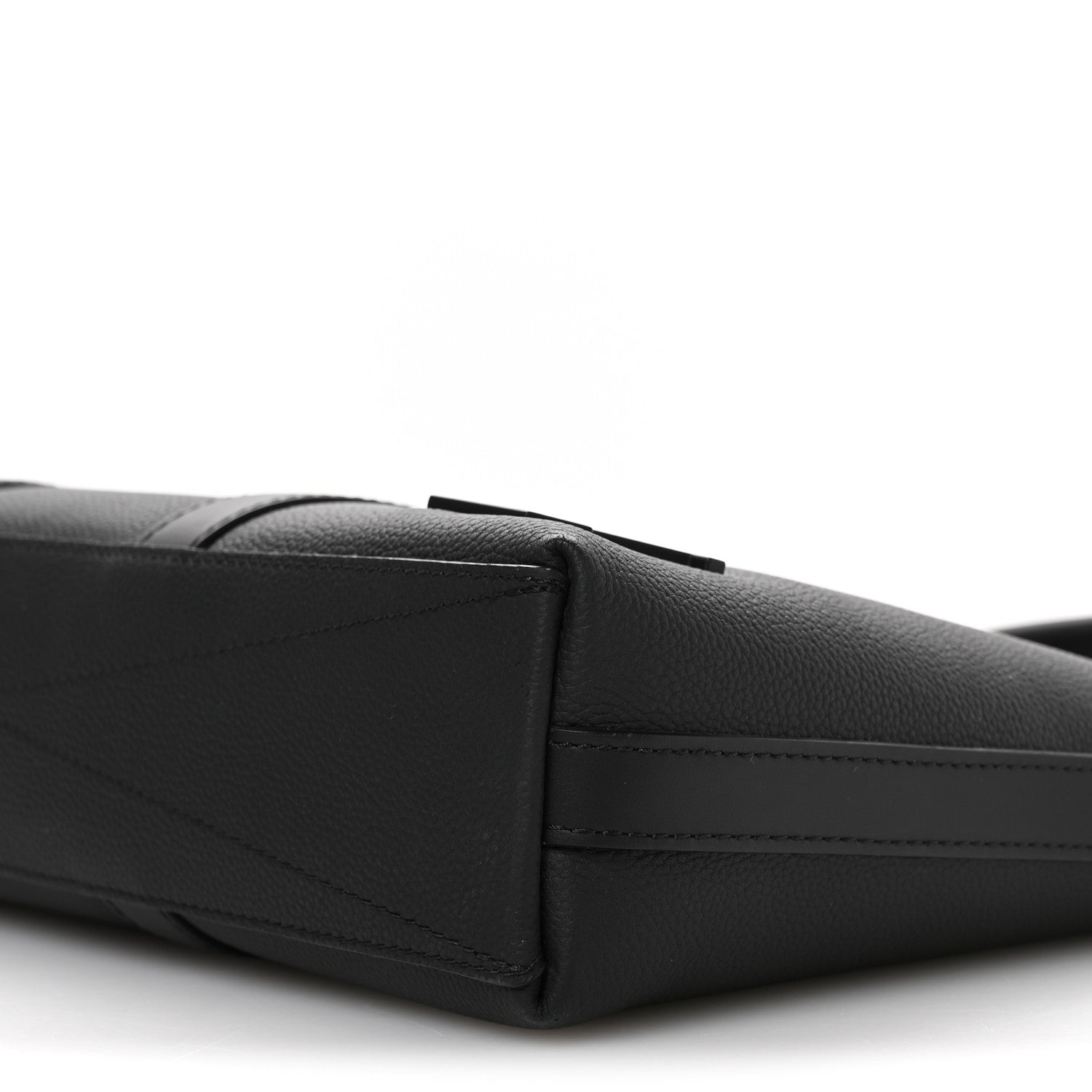 Calfskin Aerogram Takeoff Briefcase Black