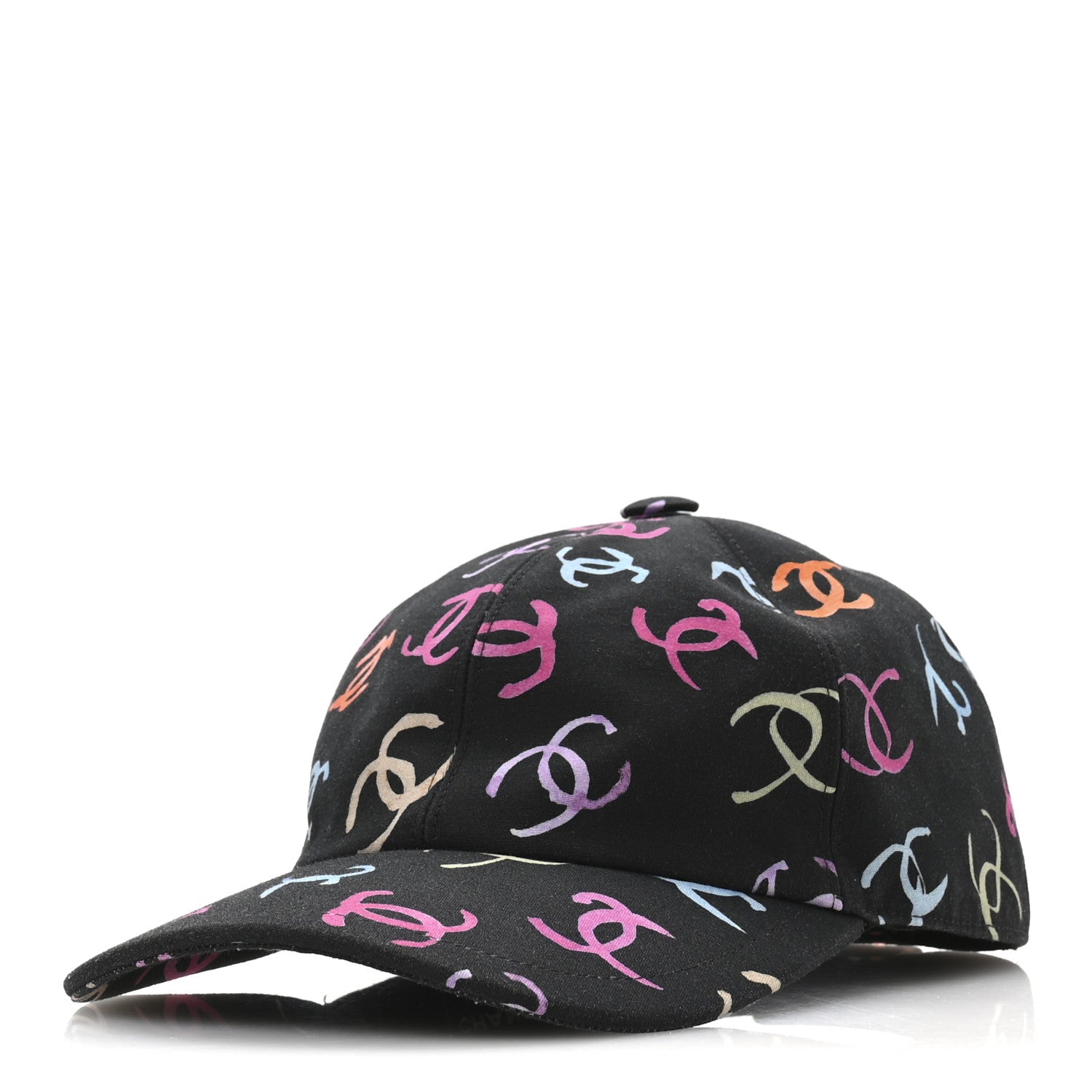 Cotton CC Cap Hat Black Multicolor