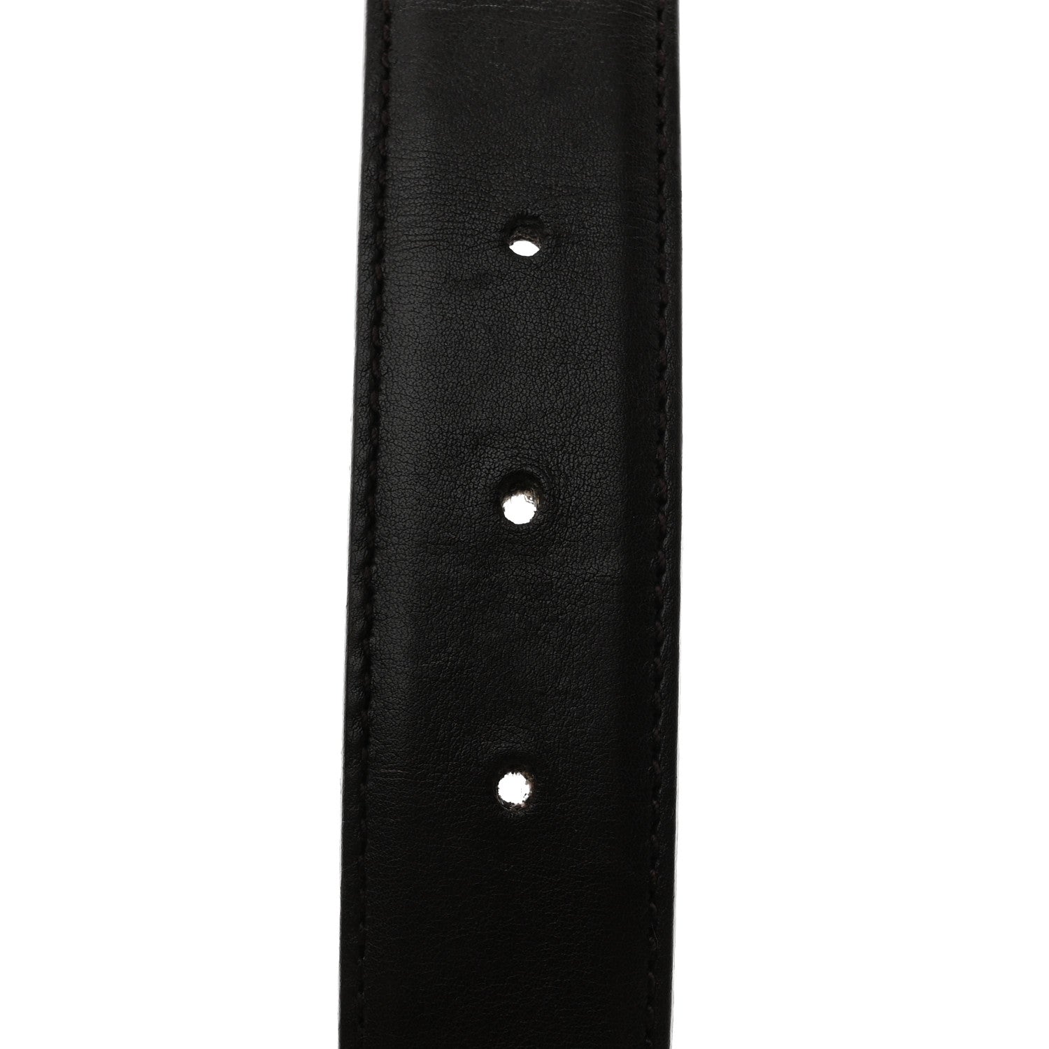 Calfskin Square Buckle Horsebit Belt 90 36 Brown Multicolor