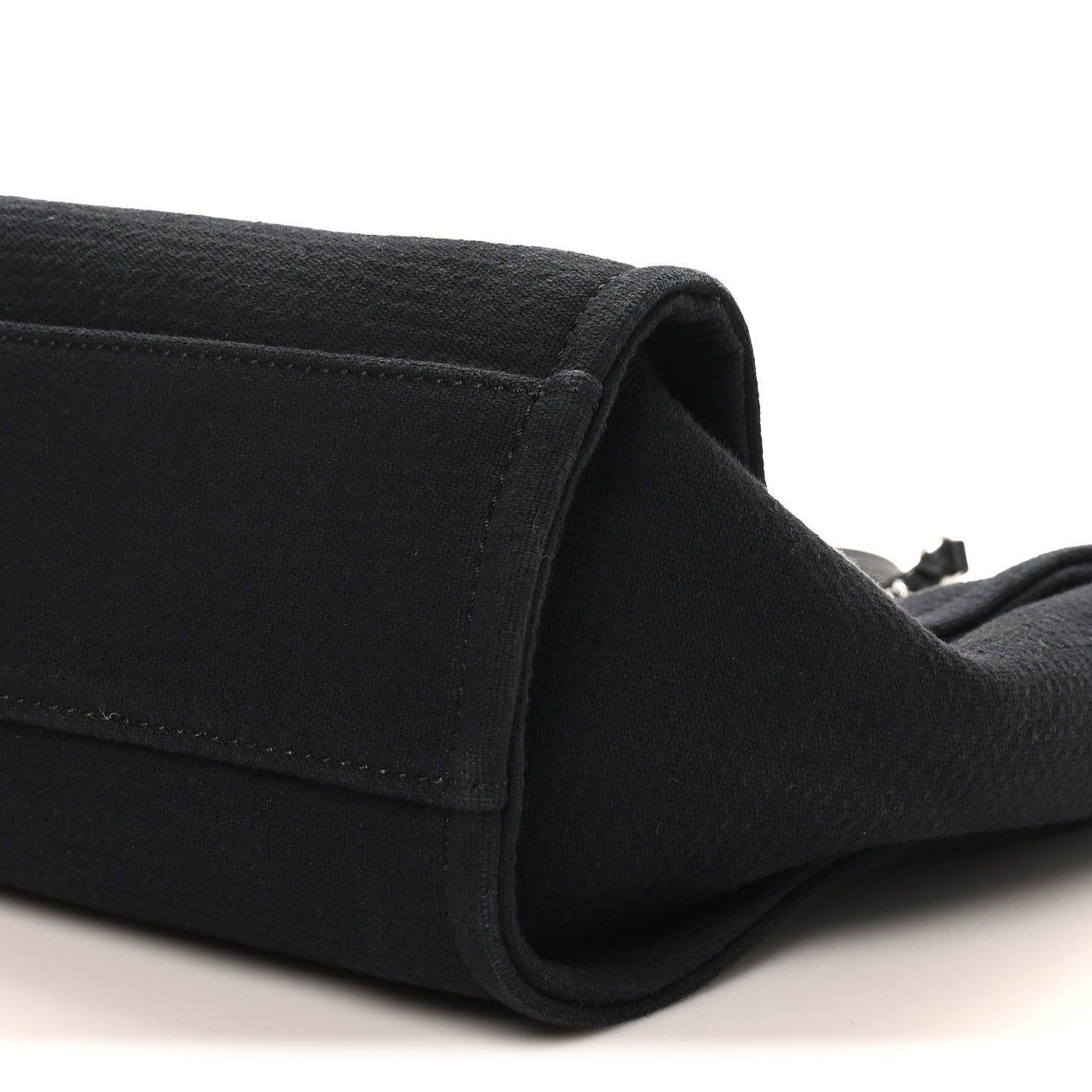 Mixed Fibers Small Deauville Tote Black