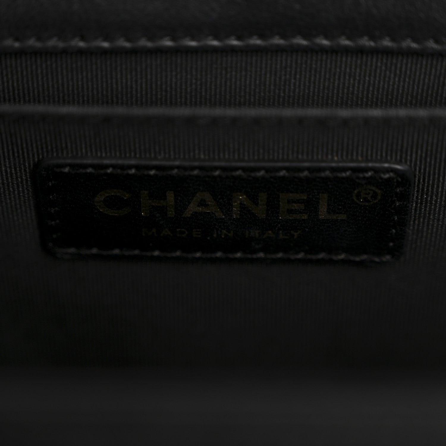 Lambskin Quilted Medium Boy Flap Black