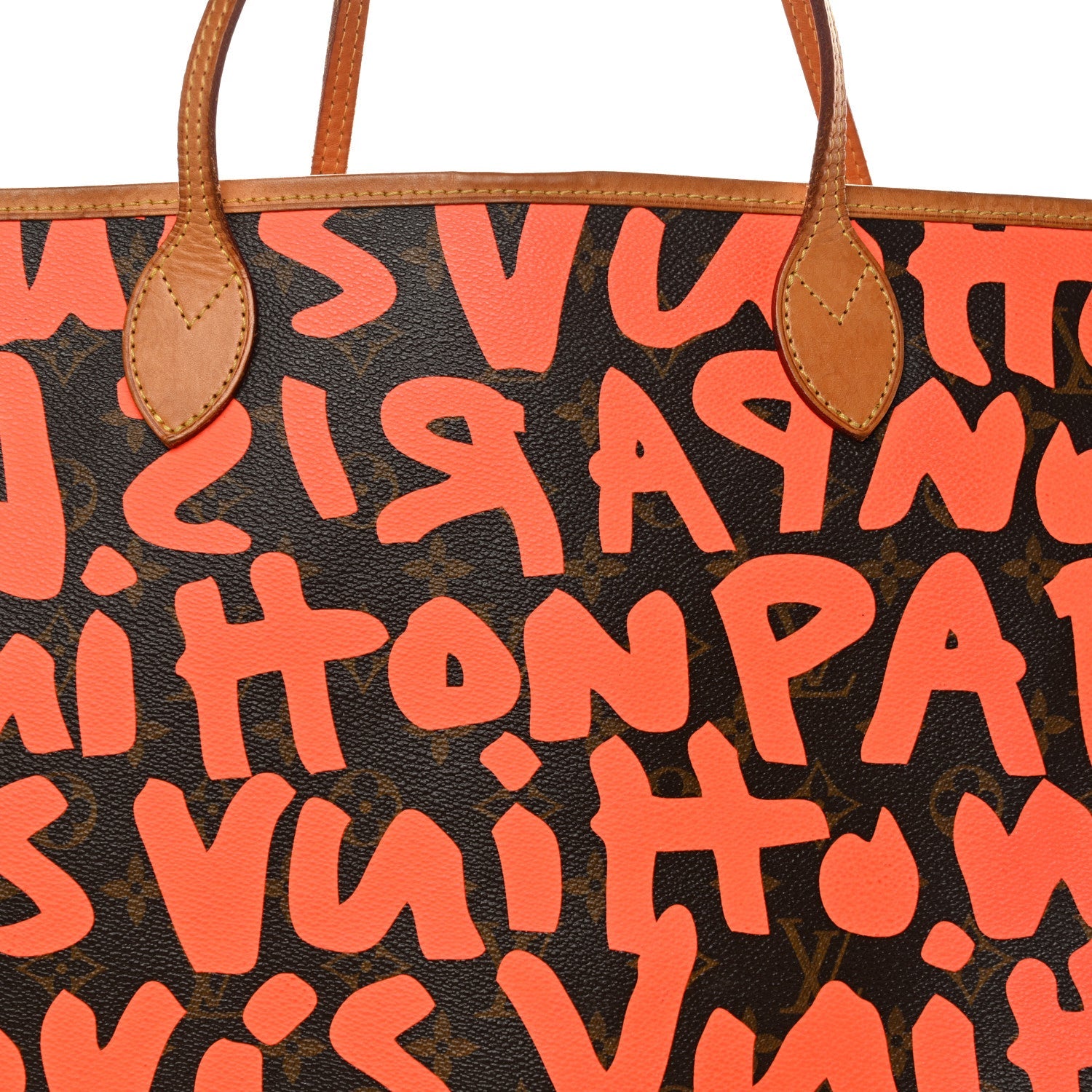 Monogram Graffiti Neverfull GM Orange