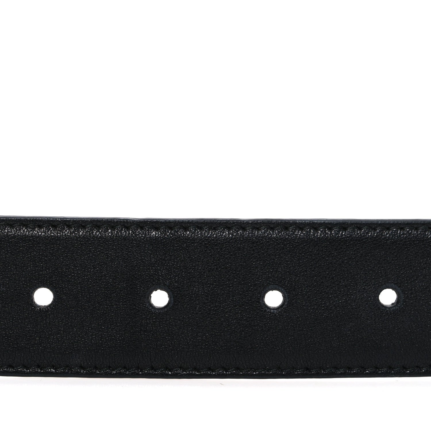 Nappa Square Buckle Belt 80 32 Black