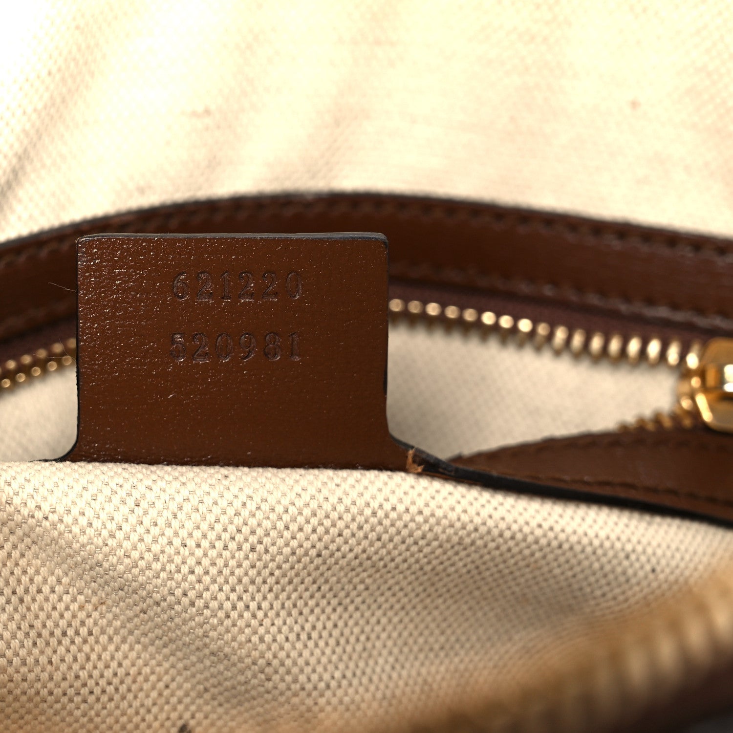 GG Supreme Monogram Azalea Calfskin Small Horsebit 1955 Top Handle Bag Beige Ebony Brown Sugar