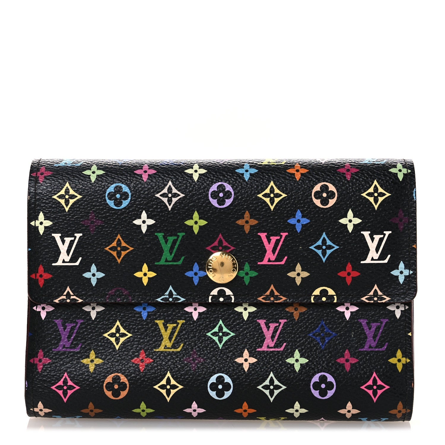 Monogram Multicolor Alexandra Wallet Black