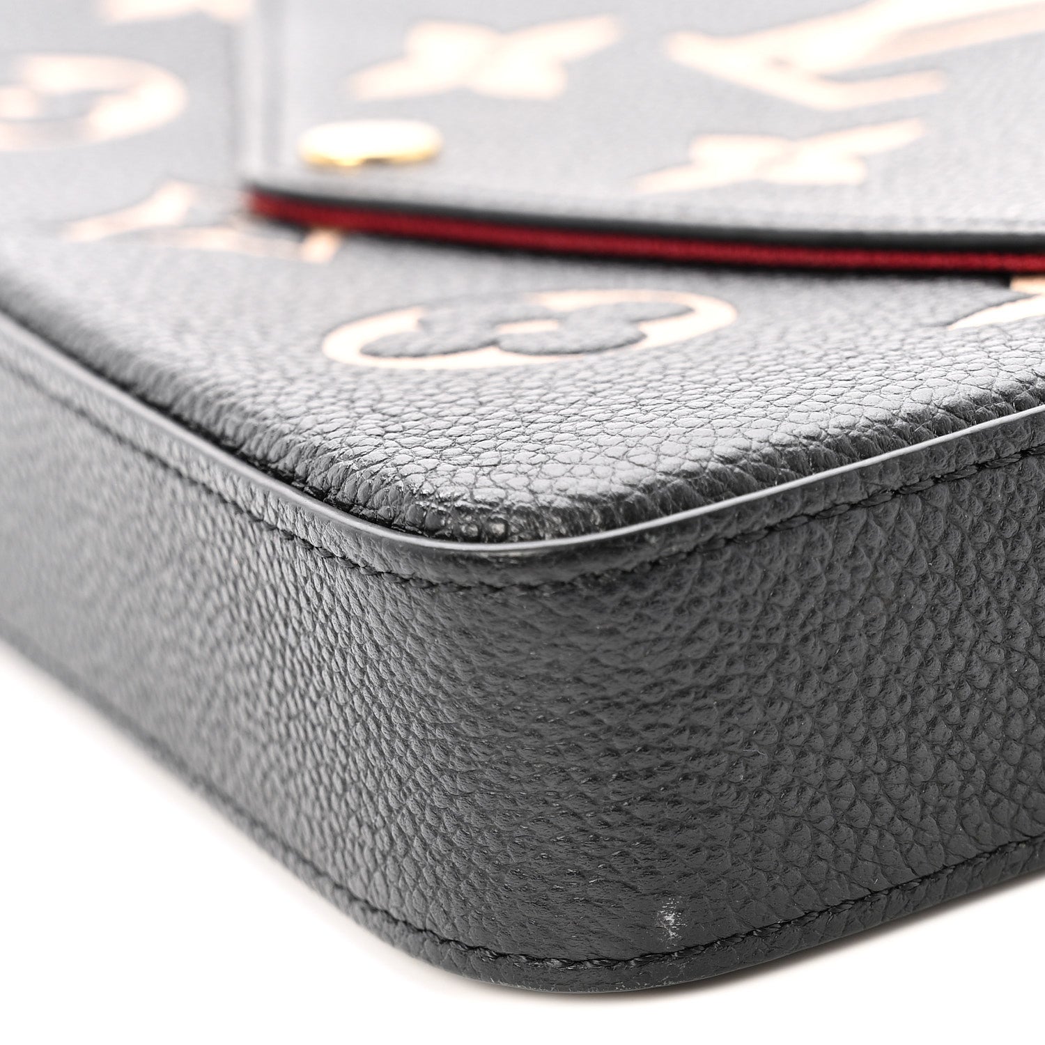 Empreinte Monogram Giant Felicie Pochette Black Beige