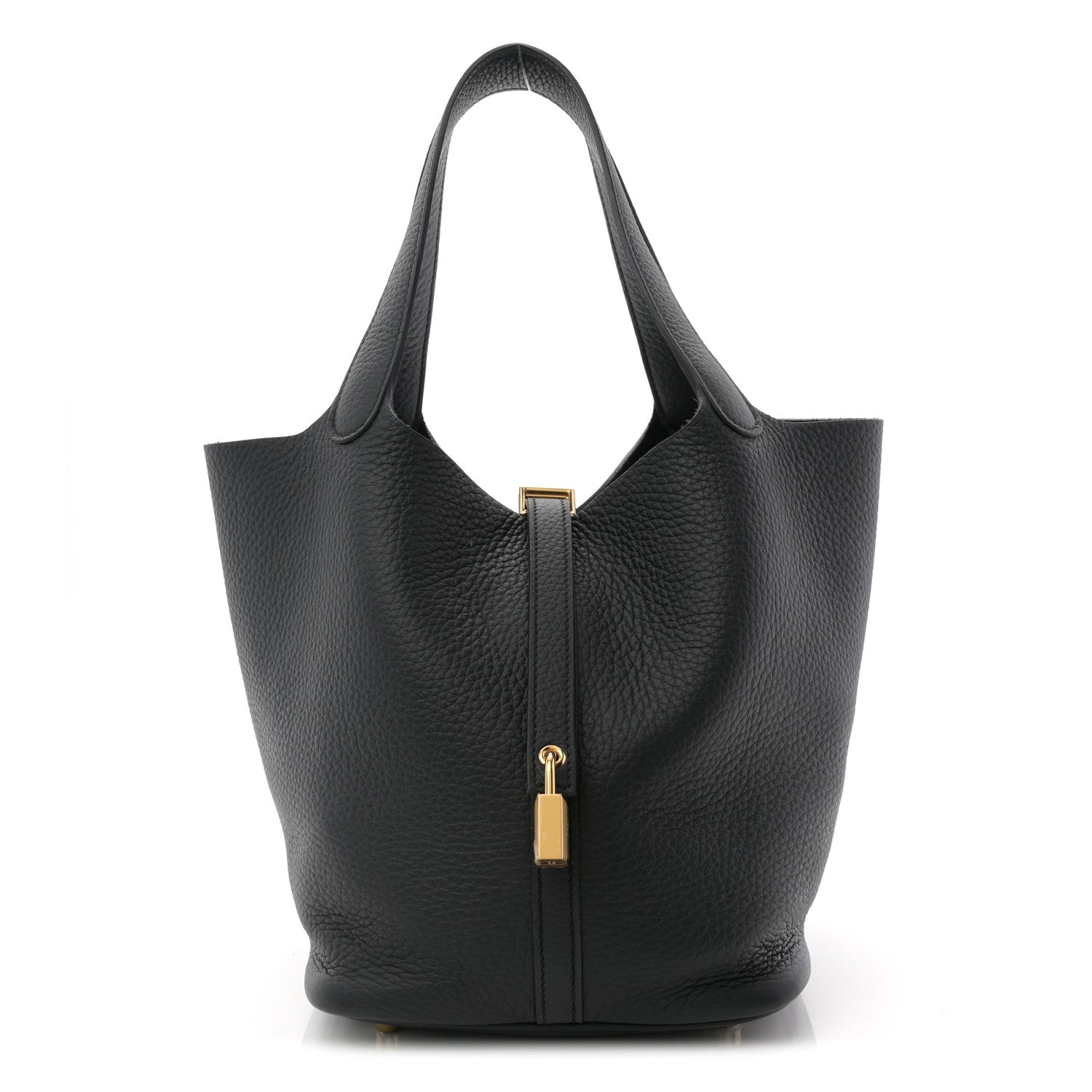 Taurillon Clemence Picotin Lock 22 MM Black