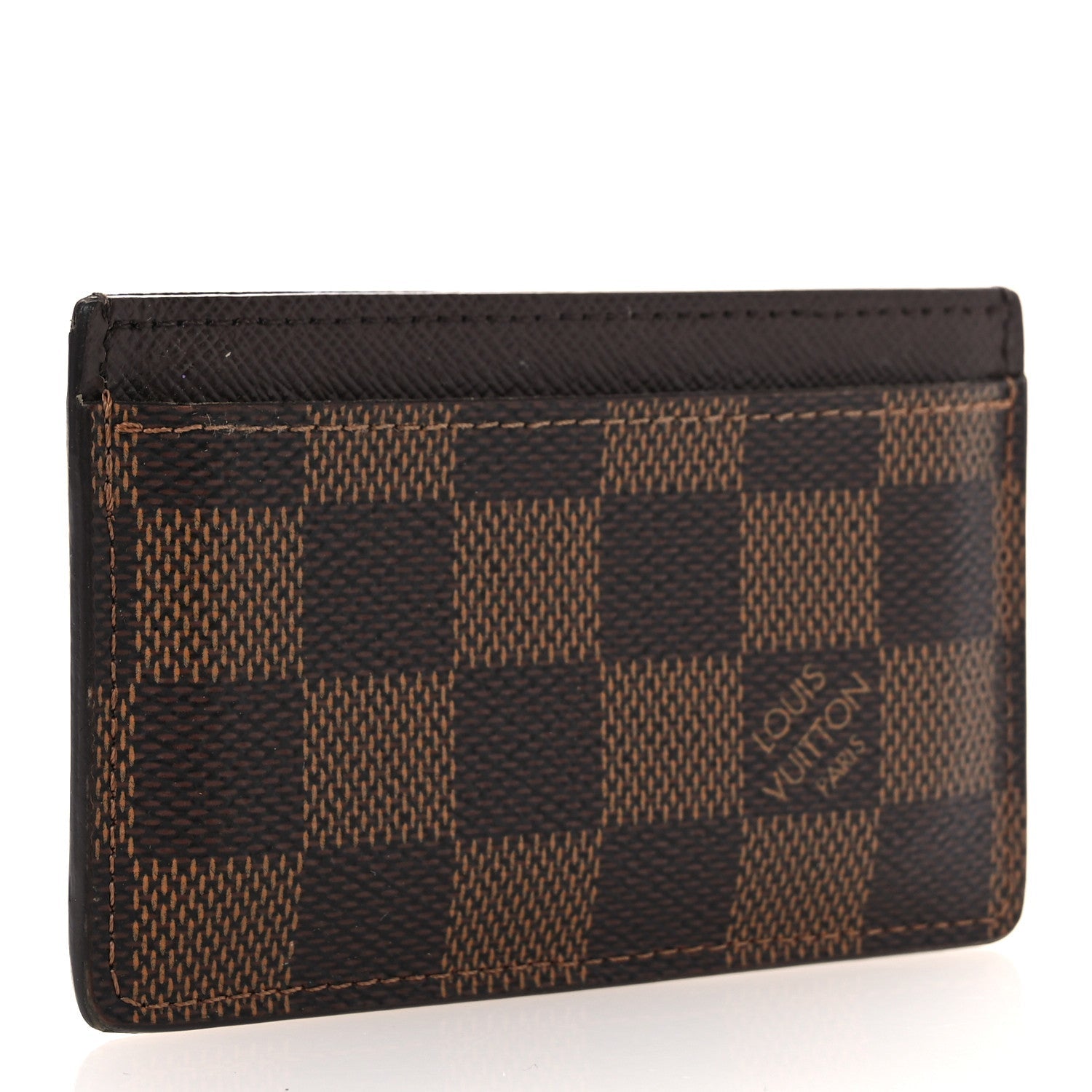 Damier Ebene Card Holder