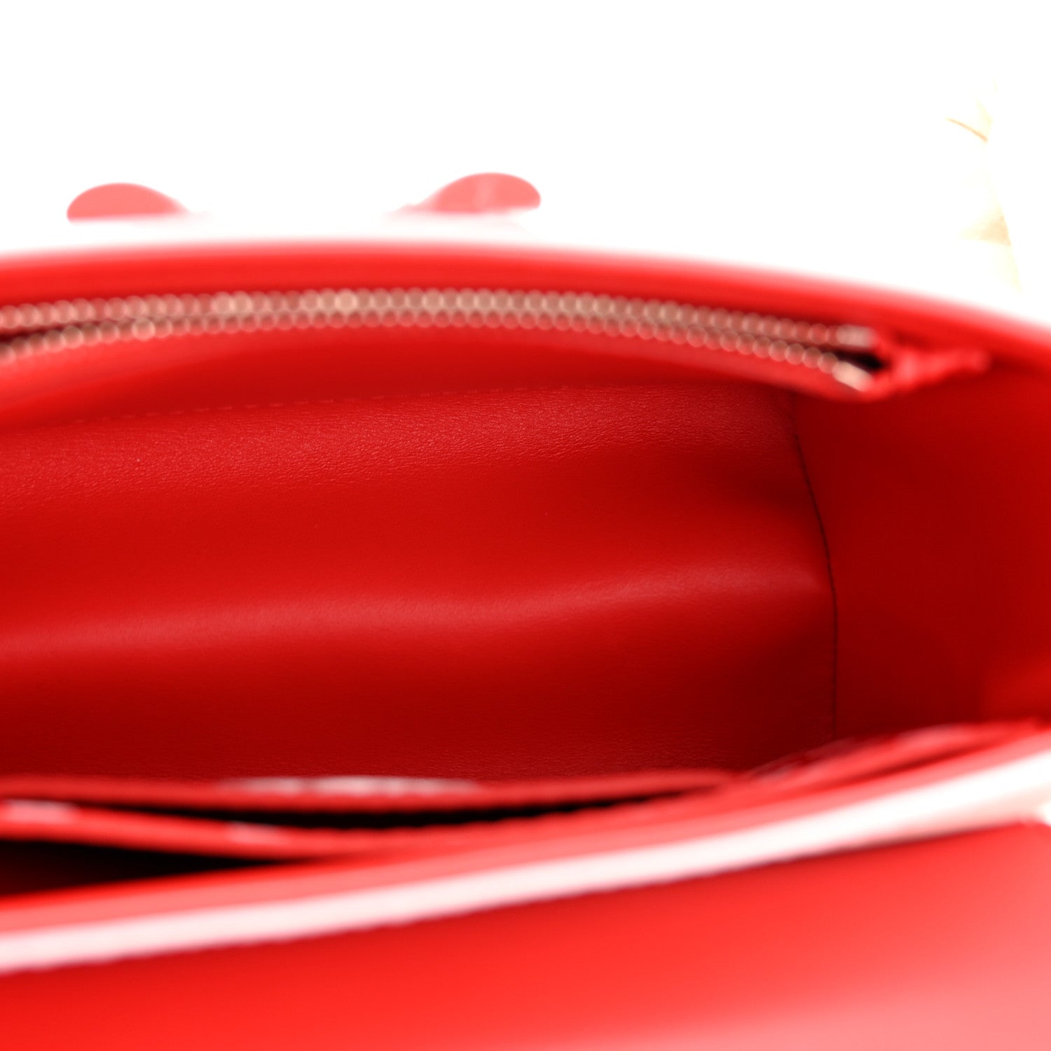 LV X YK Epi Infinity Dots Twist Shoulder Bag PM White Red