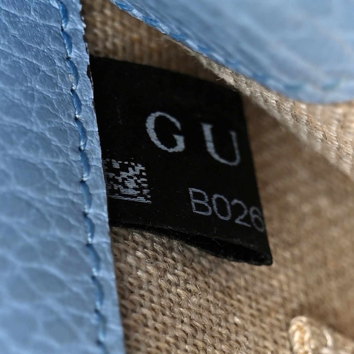 Dollar Calfskin Small Interlocking G Shoulder Bag Mineral Blue