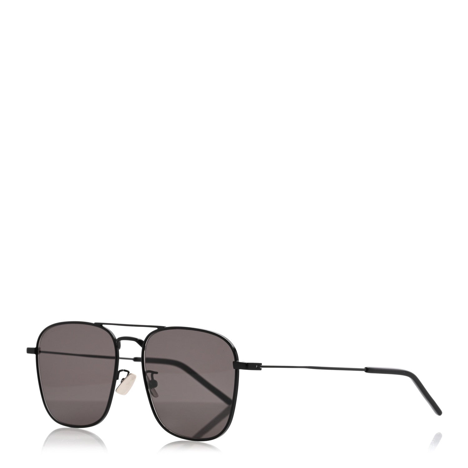 Acetate Metal Aviator SL309 Sunglasses Black