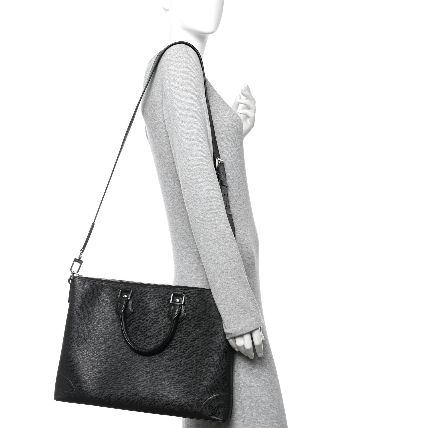 Taiga Slim Briefcase Black