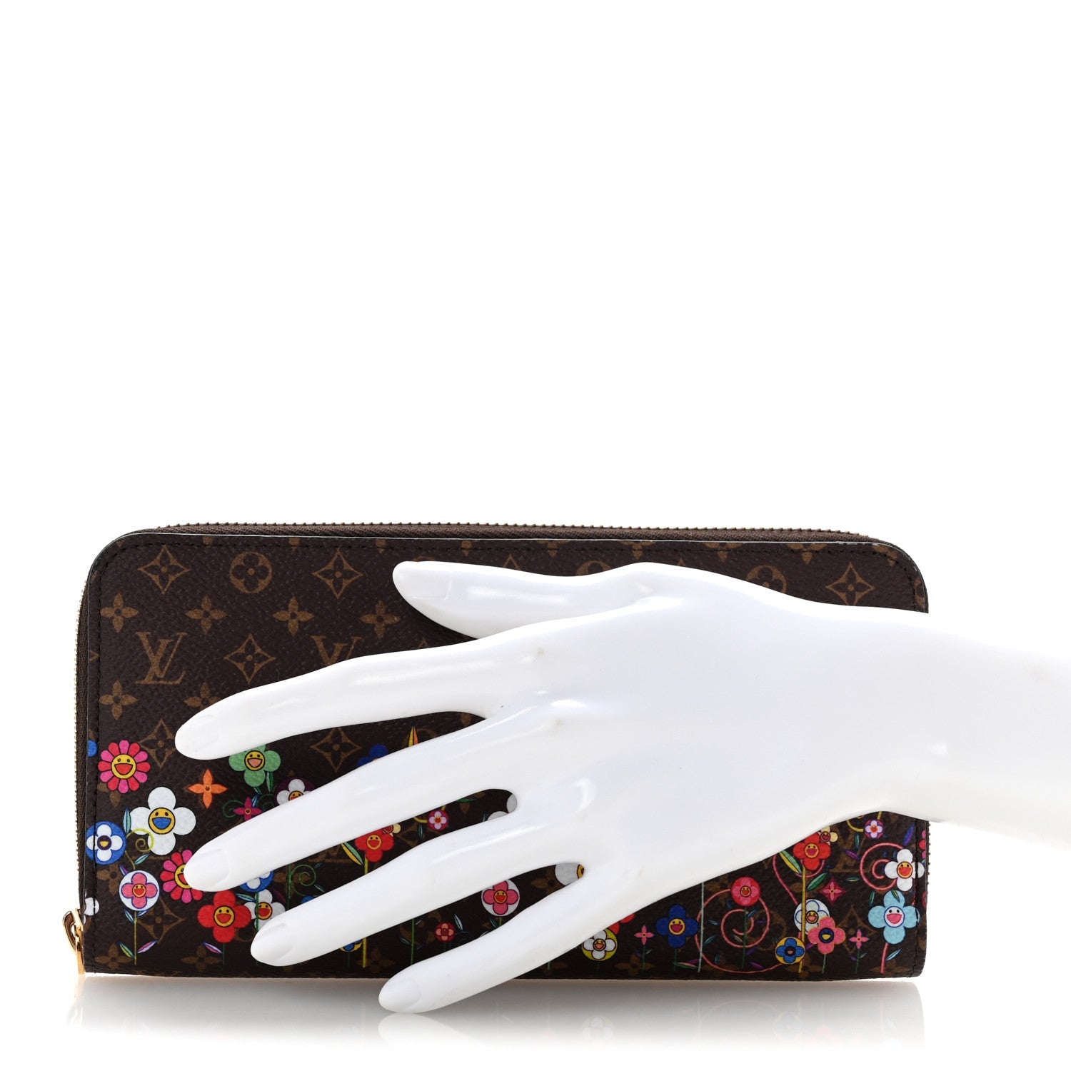 LV X TM Monogram Flowers Zippy Wallet