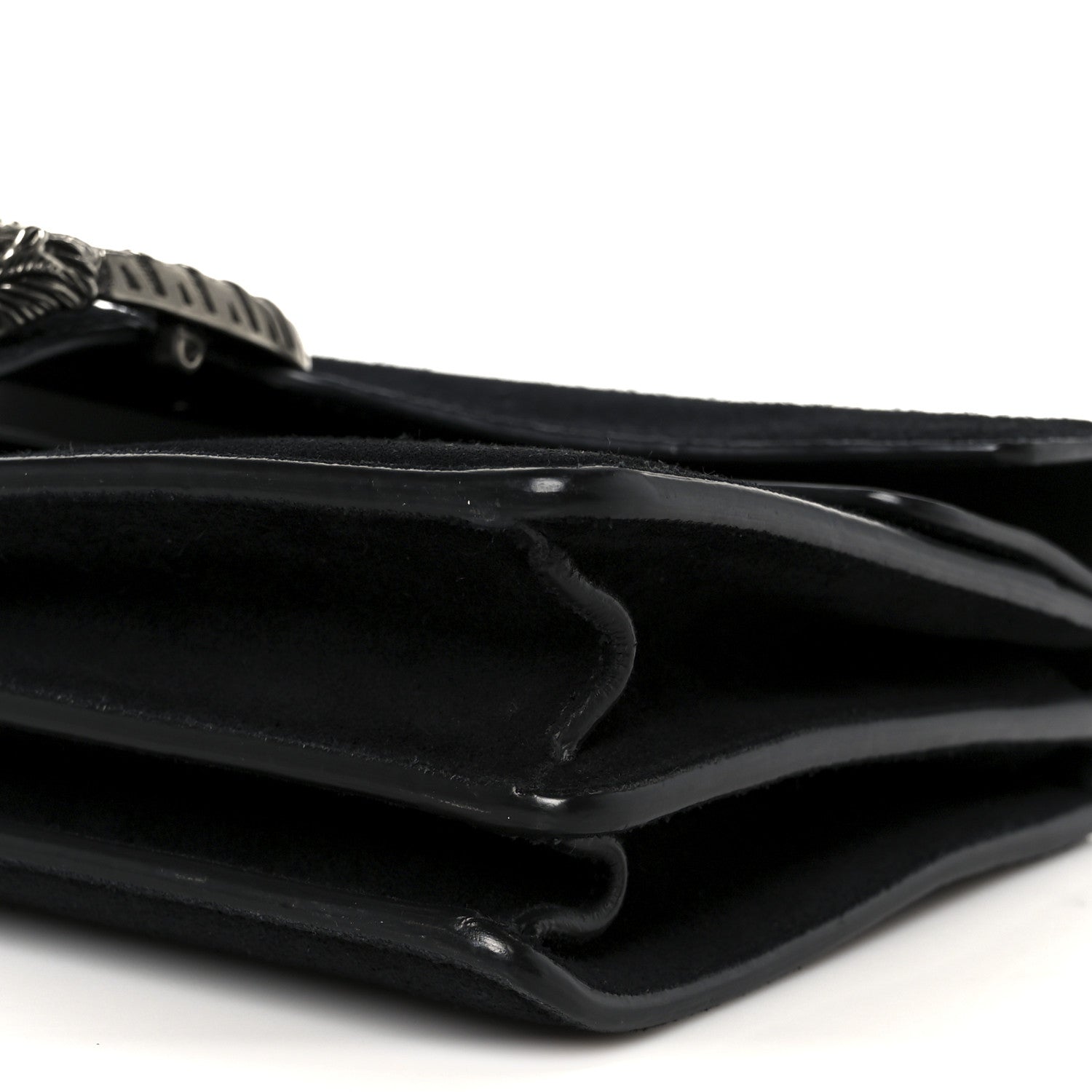 Suede Small Dionysus Shoulder Bag Black