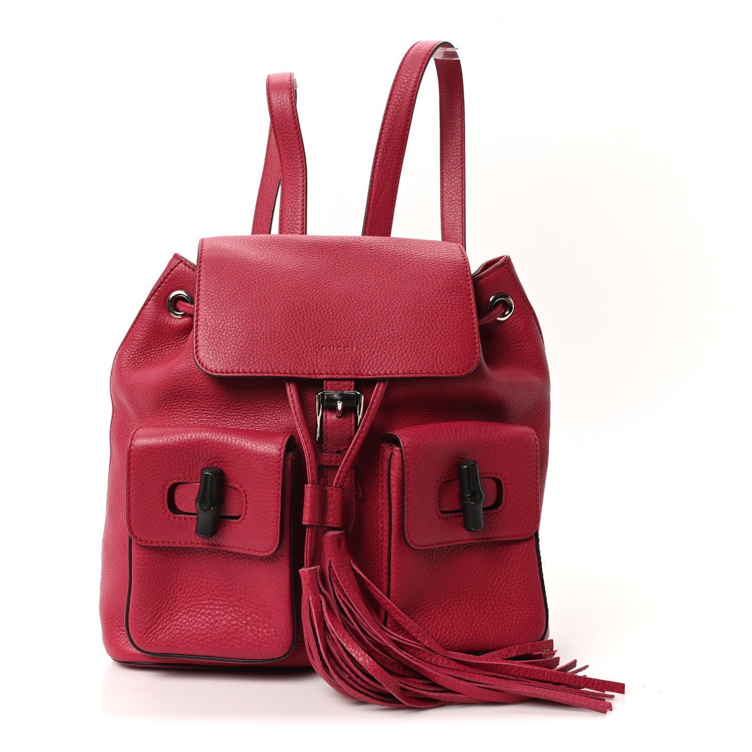 Cellarius Calfskin Medium Bamboo Backpack Petunia