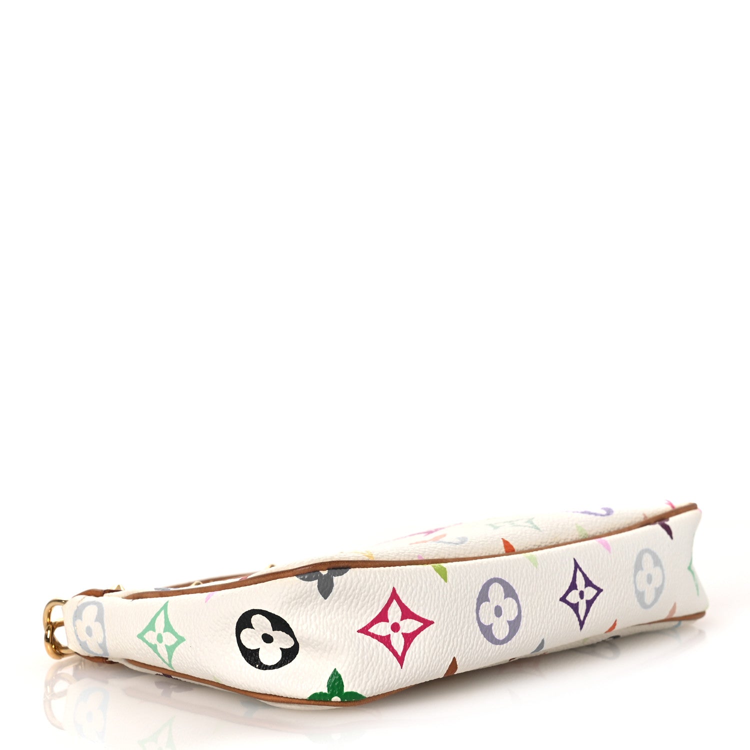 Monogram Multicolor Pochette Accessories White