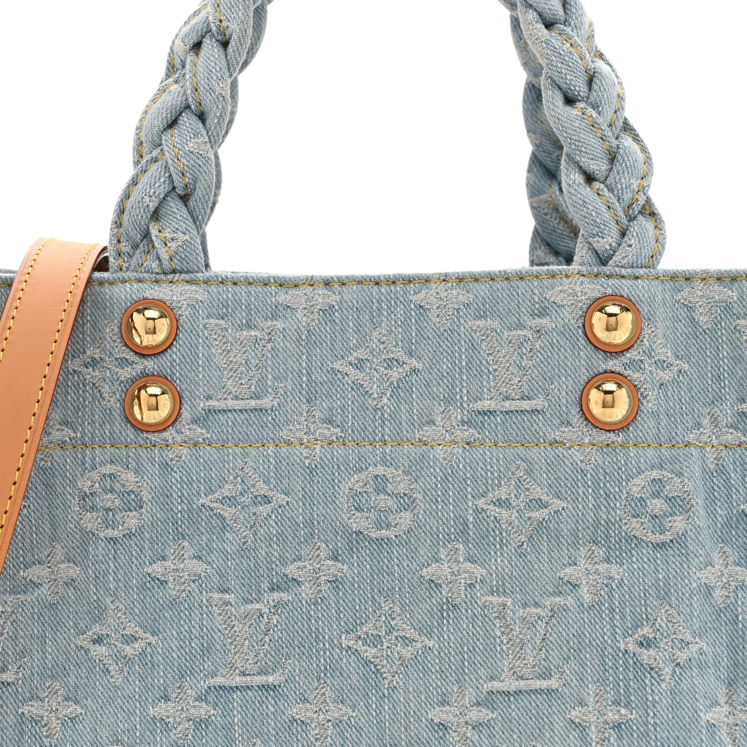 Monogram Washed Denim Let Go PM Sky Blue