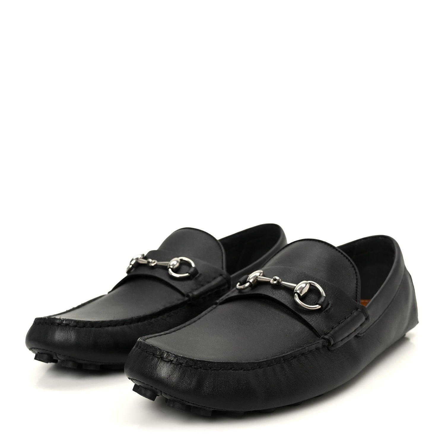 Soft Clove Calfskin Mens Horsebit Driver Loafers 12 Black