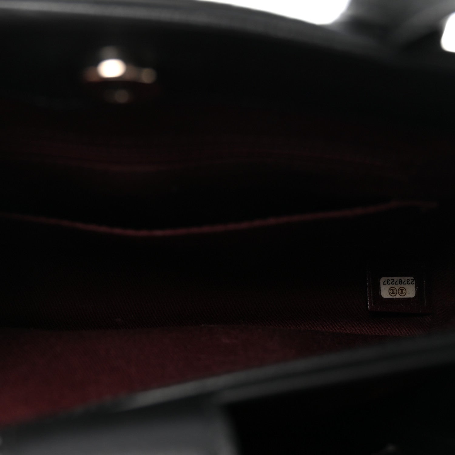 Grained Calfskin Mini Neo Executive Shopper Tote Black