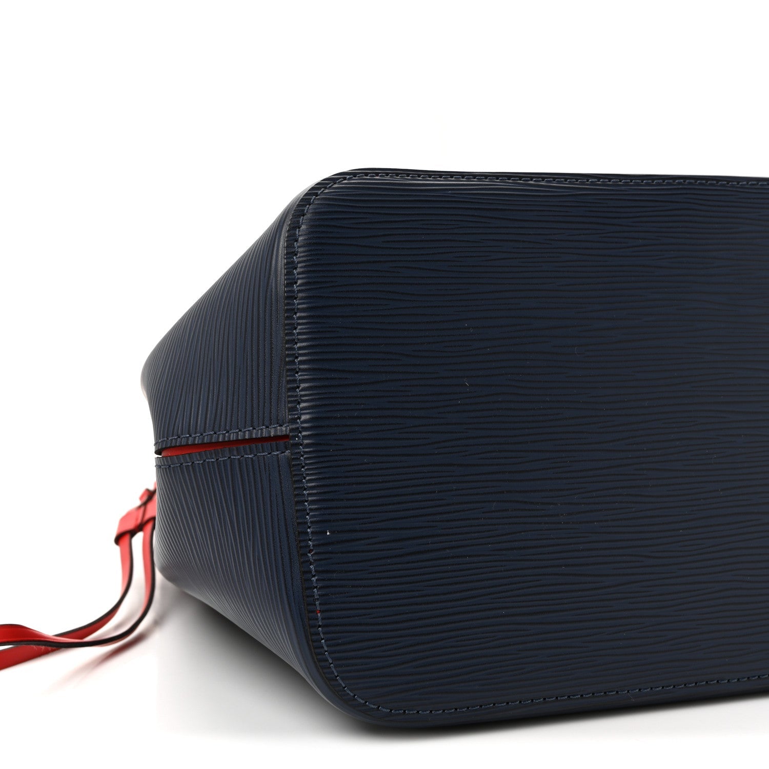 Epi Neverfull MM Indigo Coquelicot