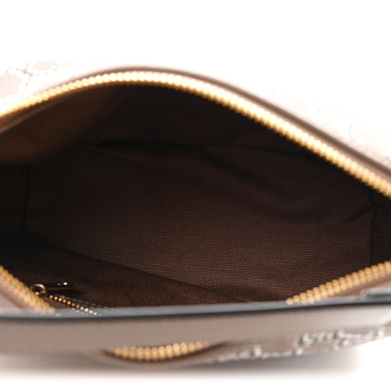 GG Shadow Monogram Super Mini Ophidia Shoulder Bag Taupe