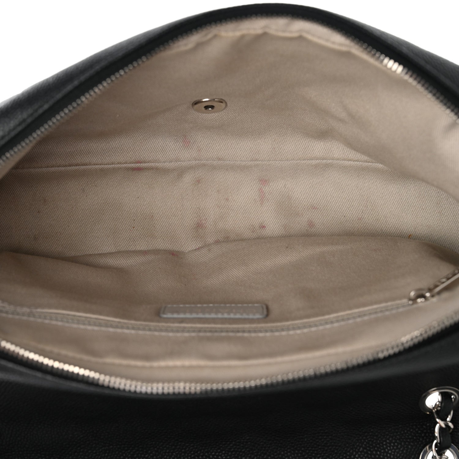 Caviar Quilted Jumbo Easy Flap Black