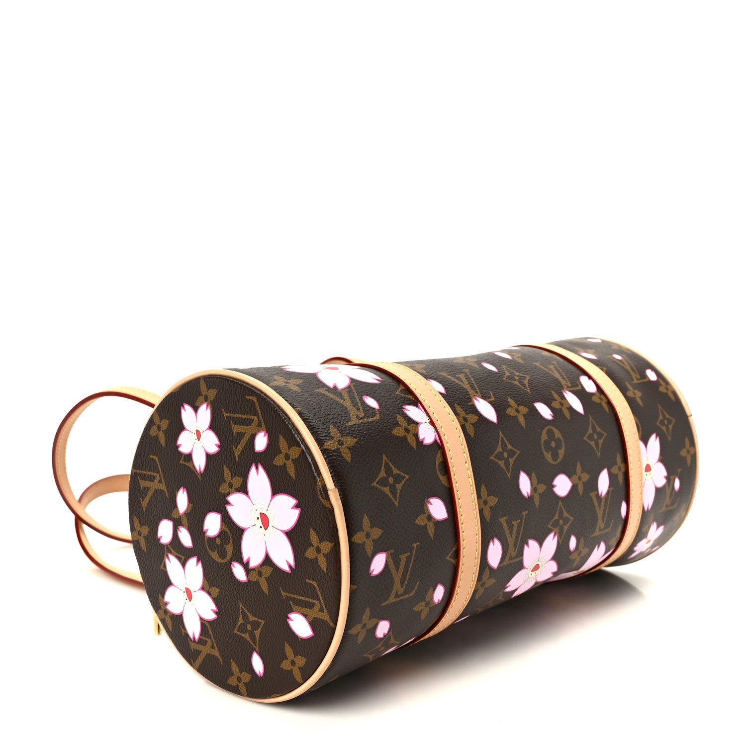 LV X TM Monogram Cherry Blossom Papillon Sakura Brown