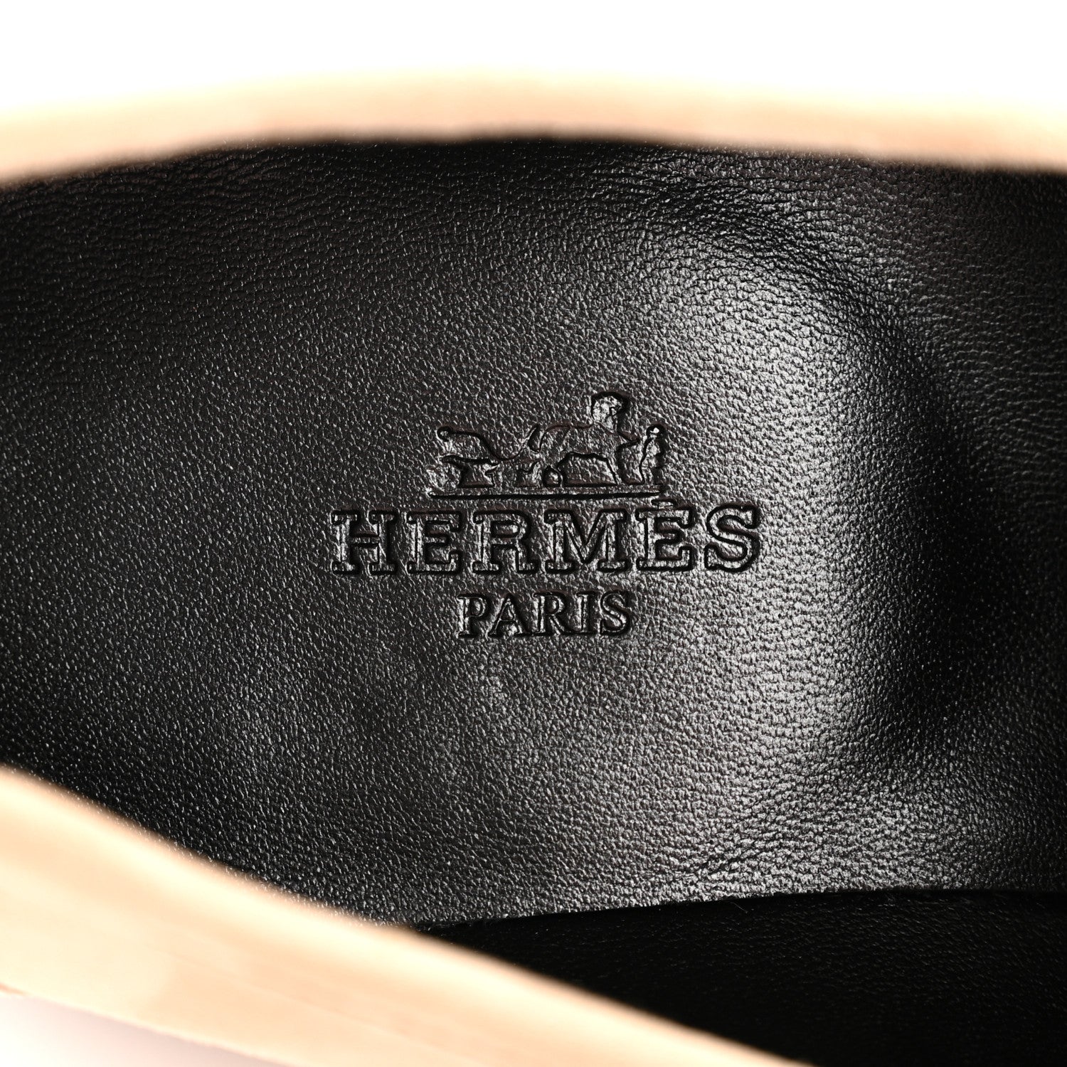 Suede Goatskin Paris Loafers 37 Beige Sable