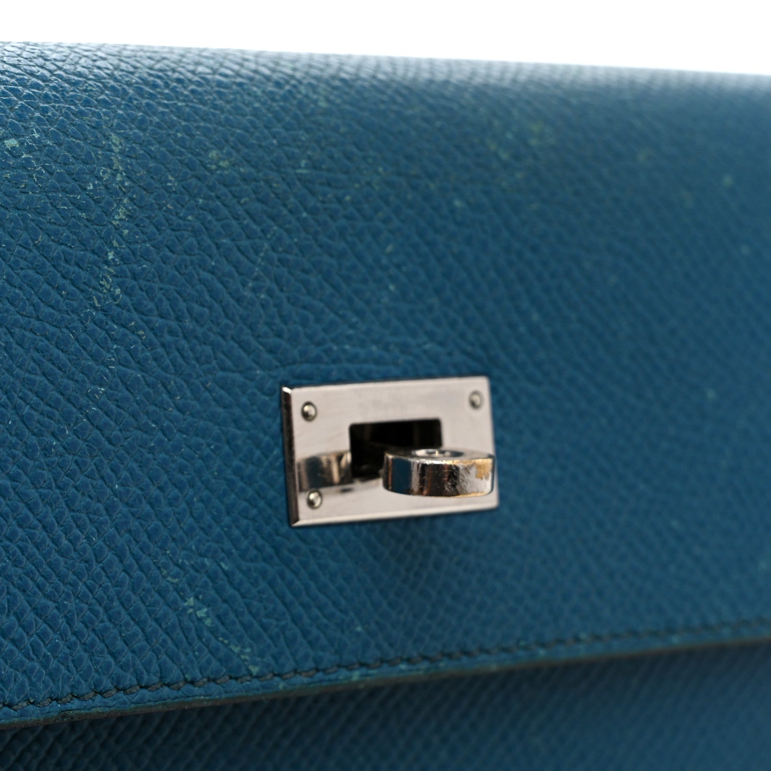 Epsom Kelly Longue Wallet Bleu Izmir