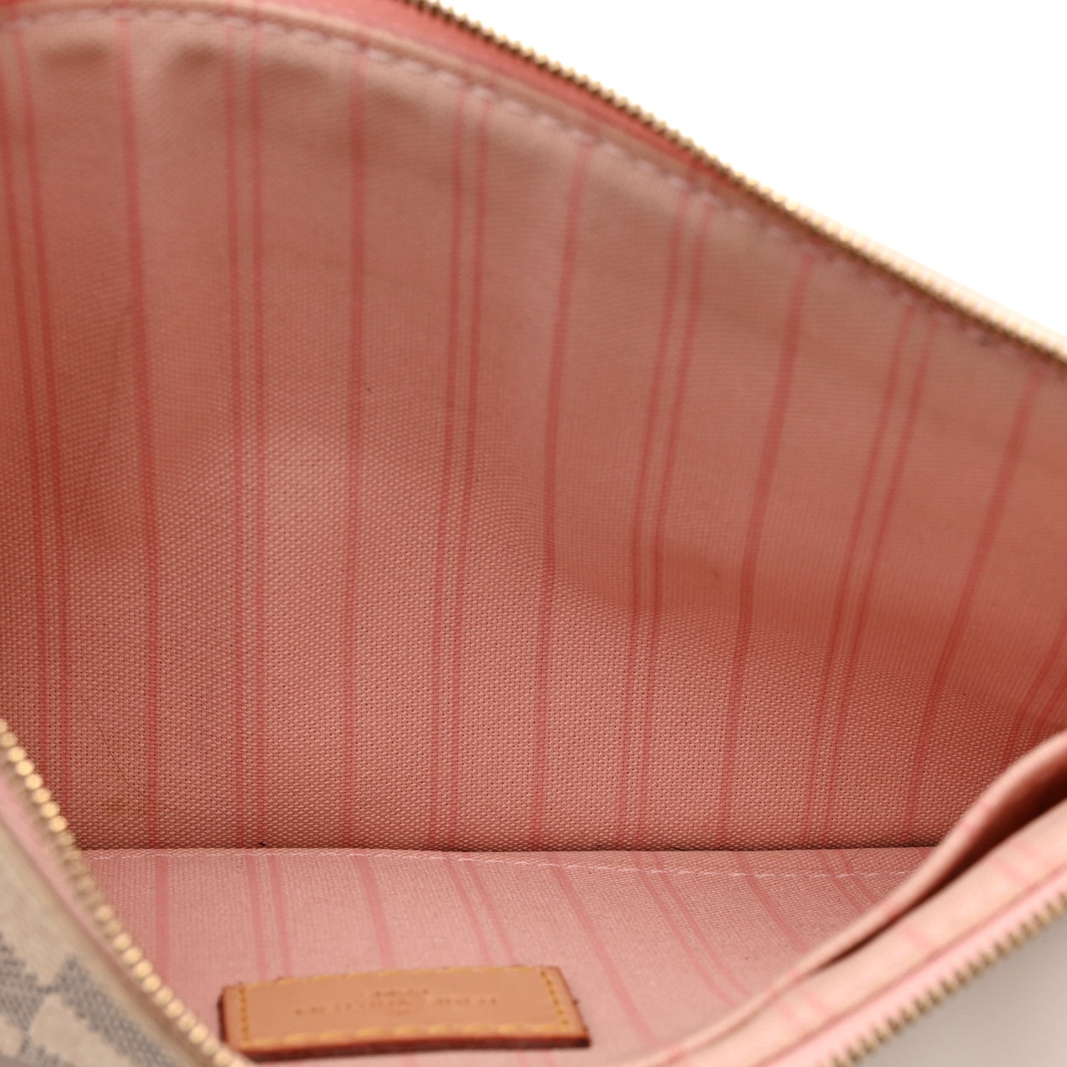 Damier Azur Neverfull MM GM Pochette Rose Ballerine