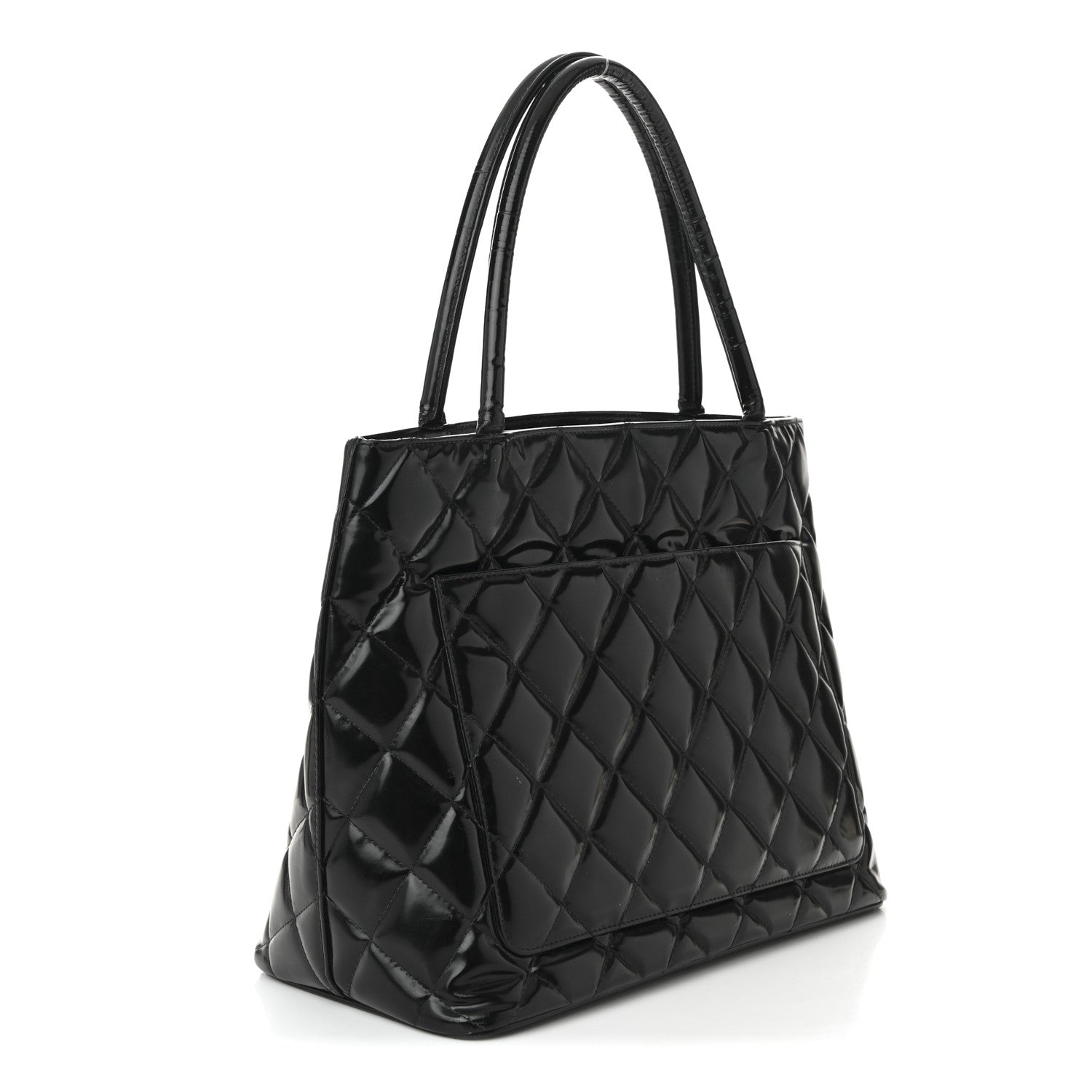 Patent Medallion Tote Black