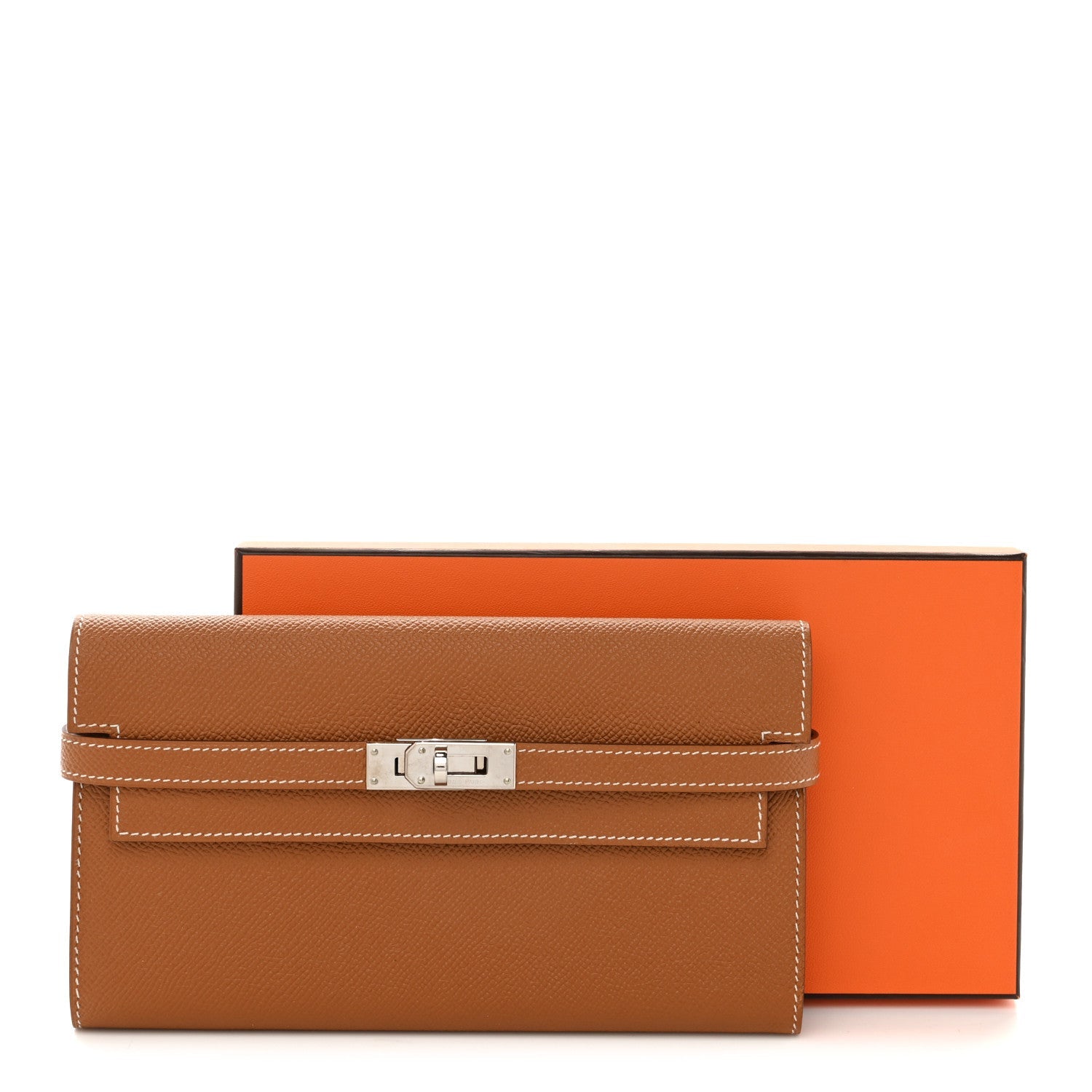 Epsom Kelly Longue Wallet Gold