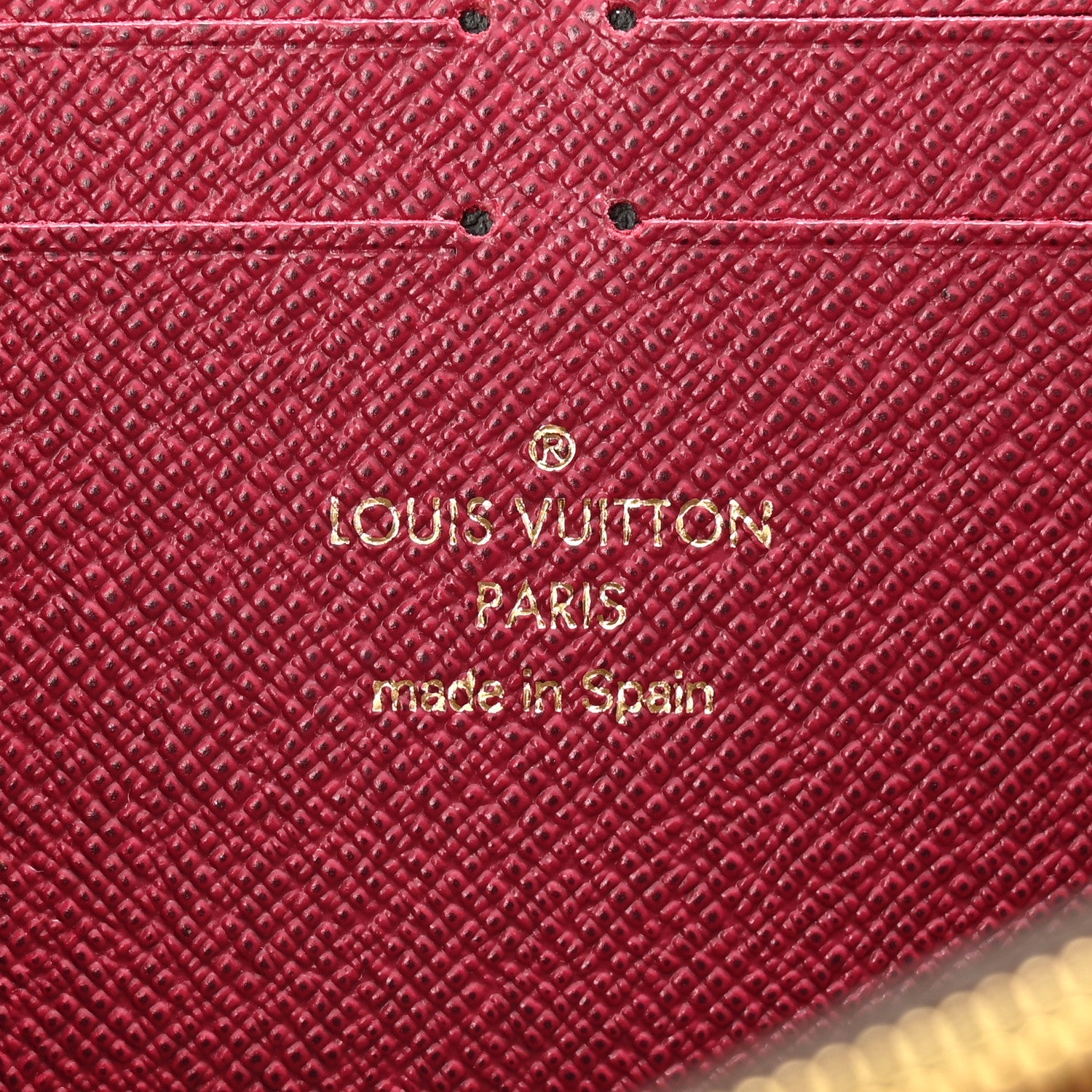 Monogram Clemence Wallet Fuchsia