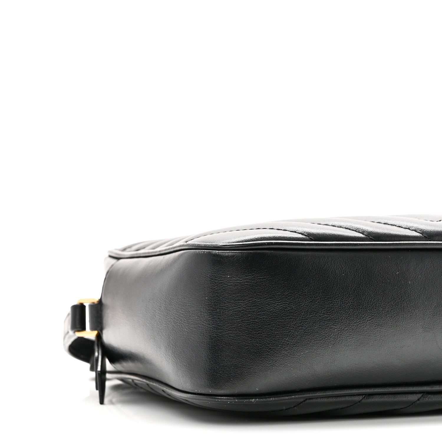 Calfskin Matelasse Monogram Lou Camera Bag Black