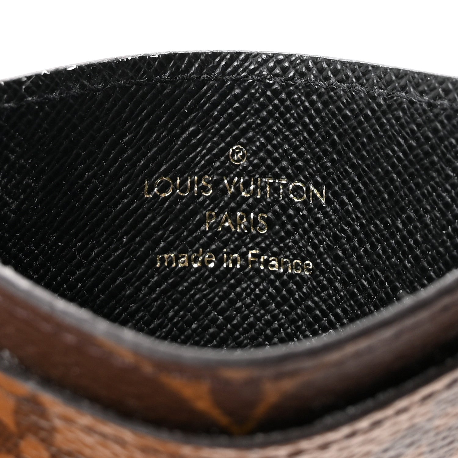 Reverse Monogram Card Holder