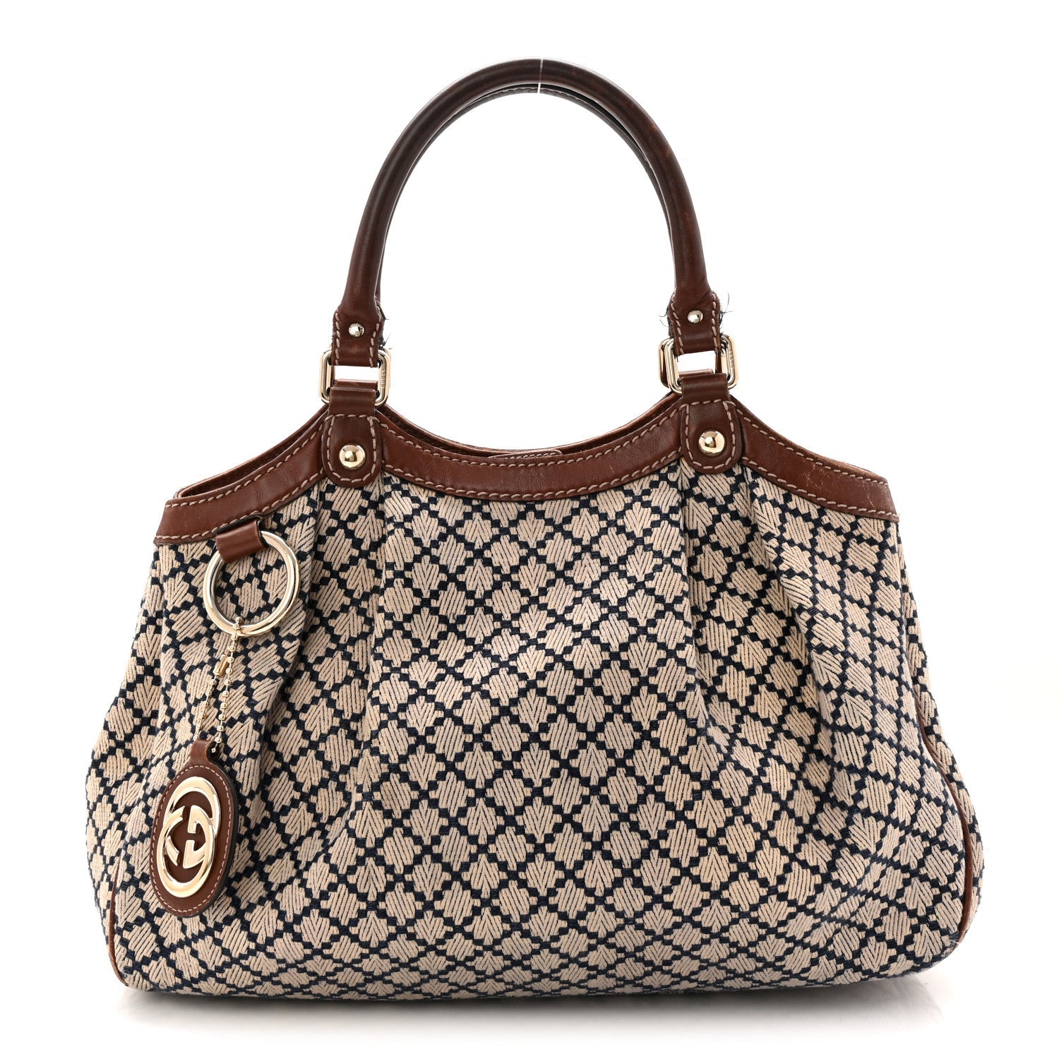 Diamante Medium Sukey Tote Brown