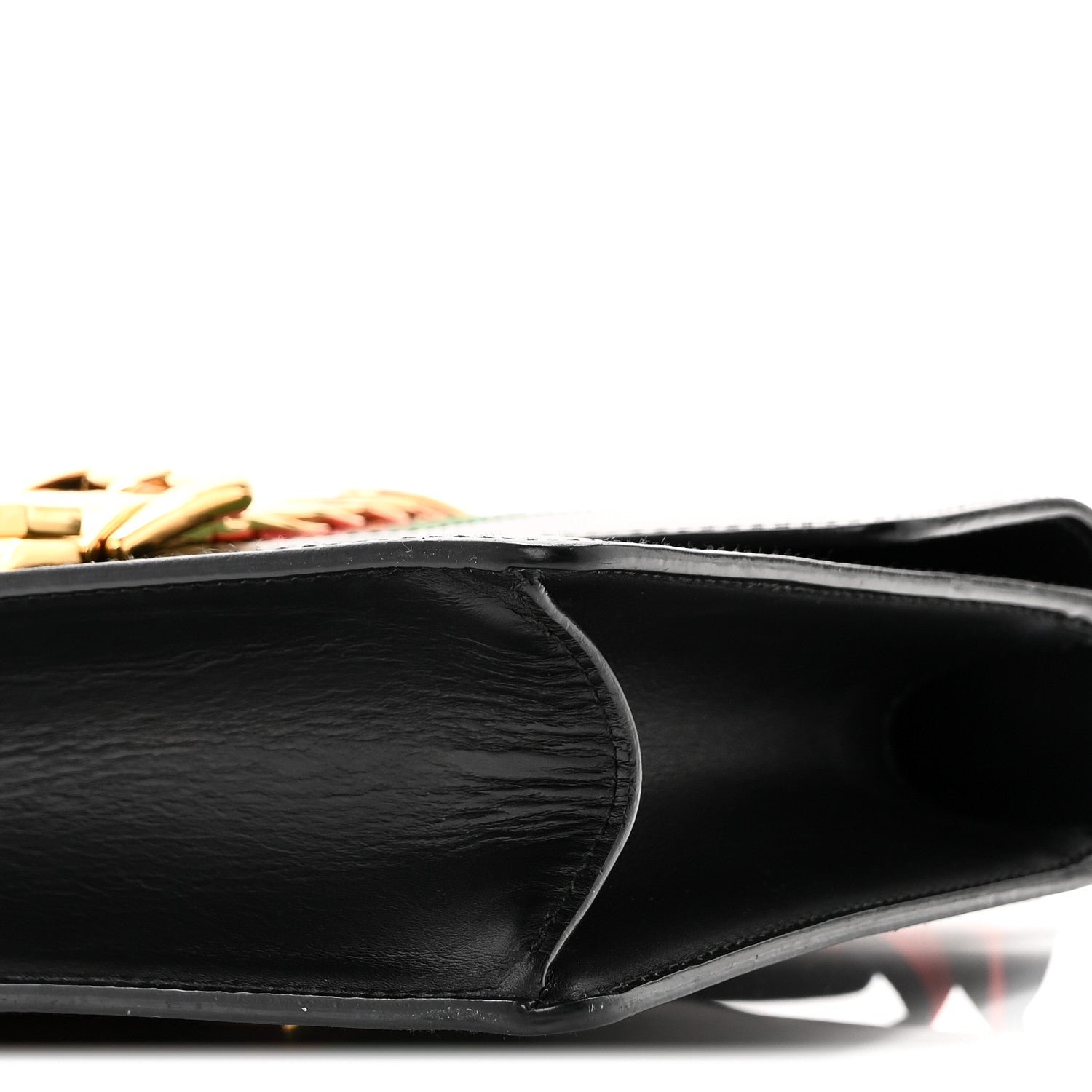 Calfskin Small Sylvie Shoulder Bag Black