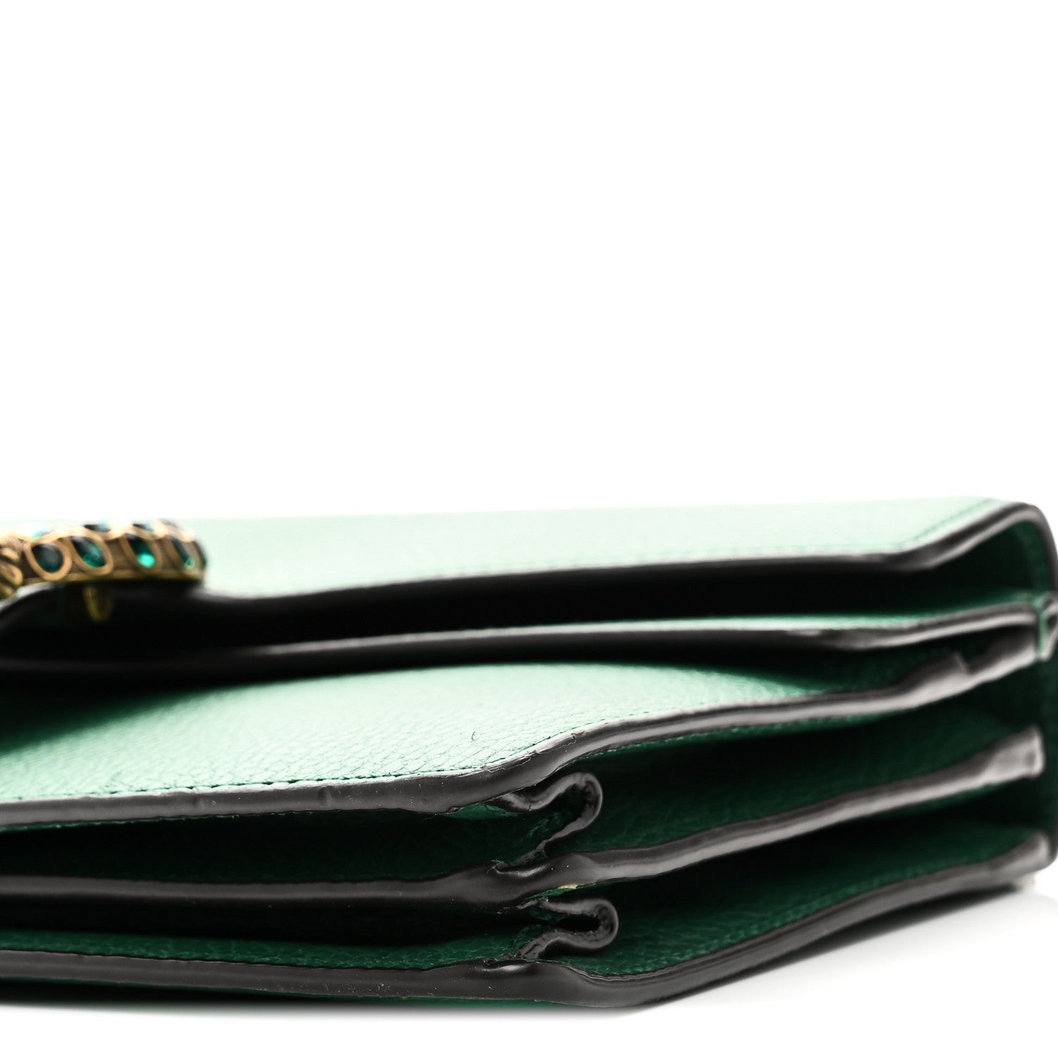 Pebbled Calfskin Small Dionysus Shoulder Bag Emerald
