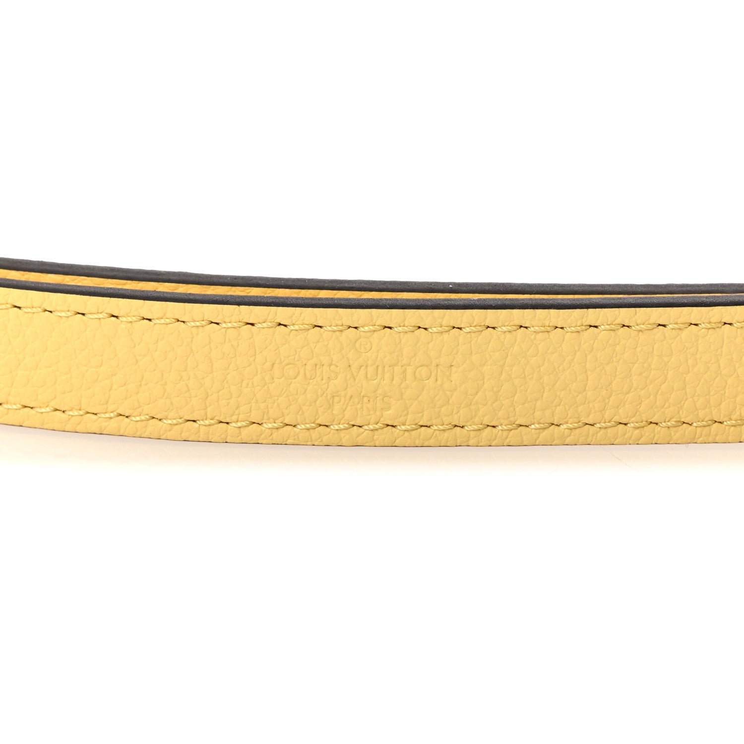 Calfskin Buci Shoulder Strap Jaune