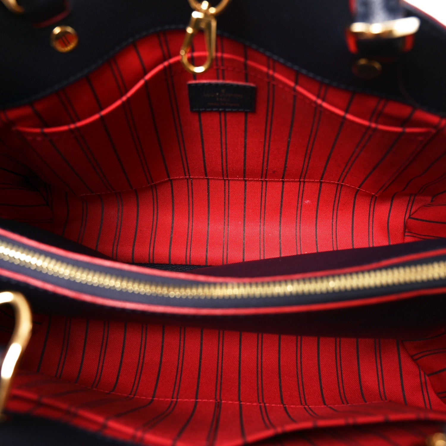 Empreinte Montaigne MM Marine Rouge