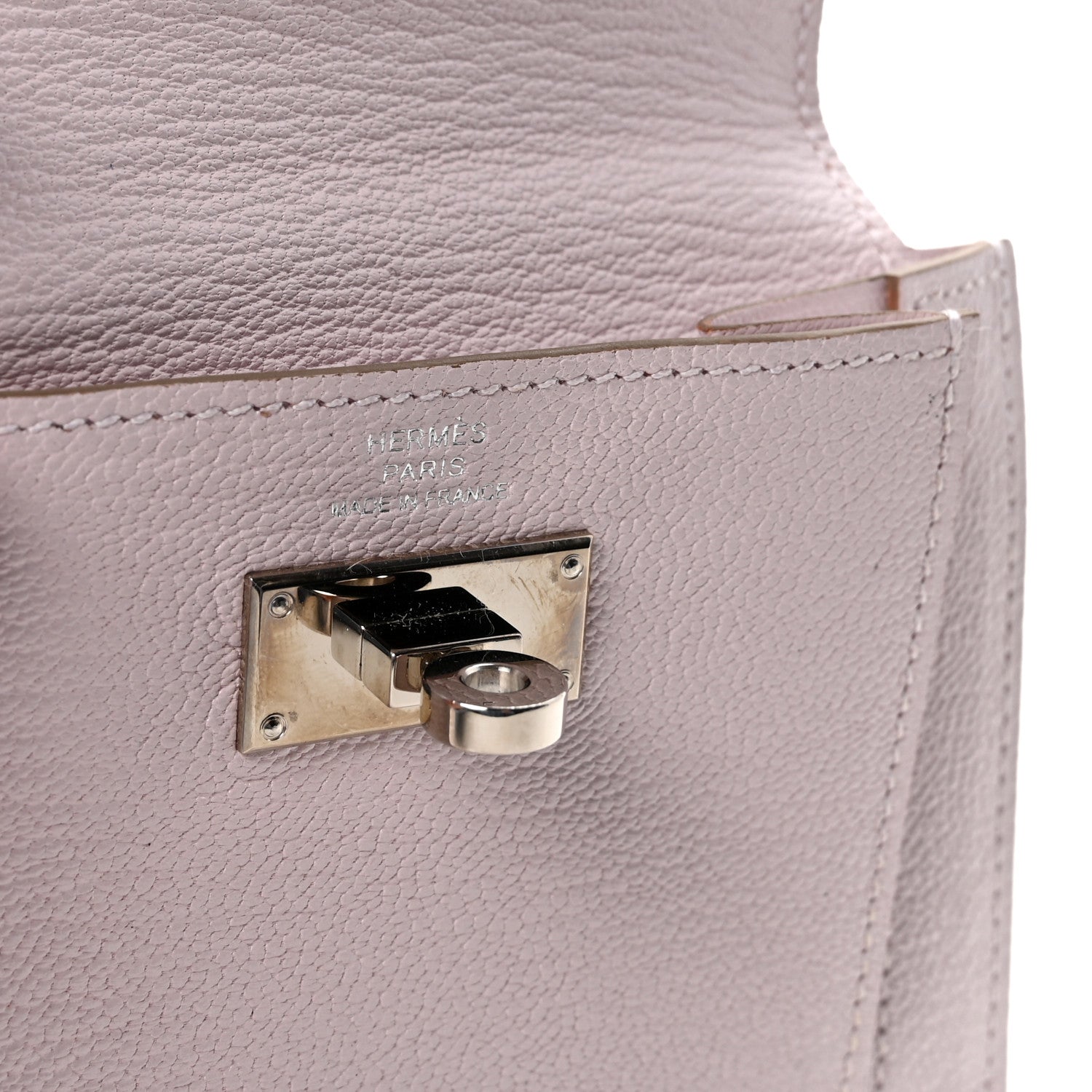 Chevre Mysore Kelly Pocket Compact Wallet Mauve Pale