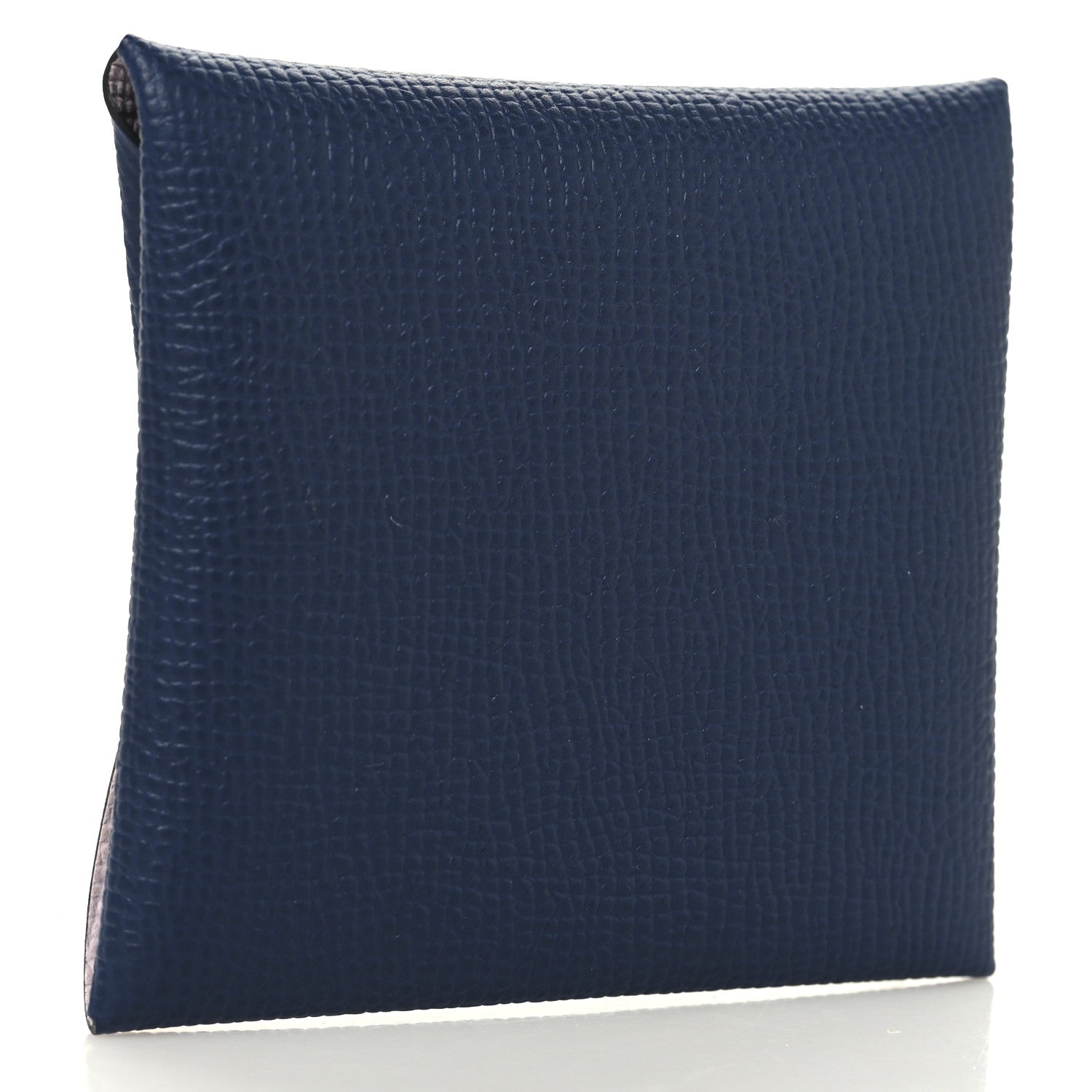Epsom Verso Horseshoe Bastia Coin Purse Bleu Navy Mauve Pale