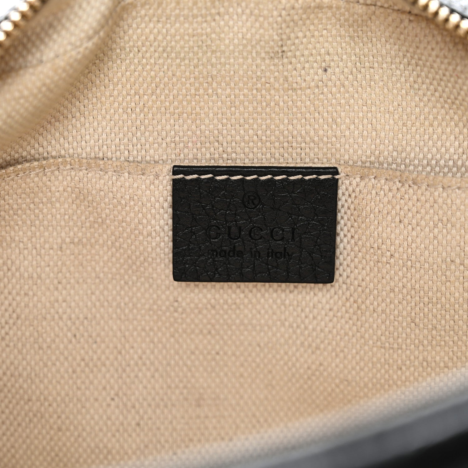 Pebbled Calfskin Small Soho Disco Bag Black