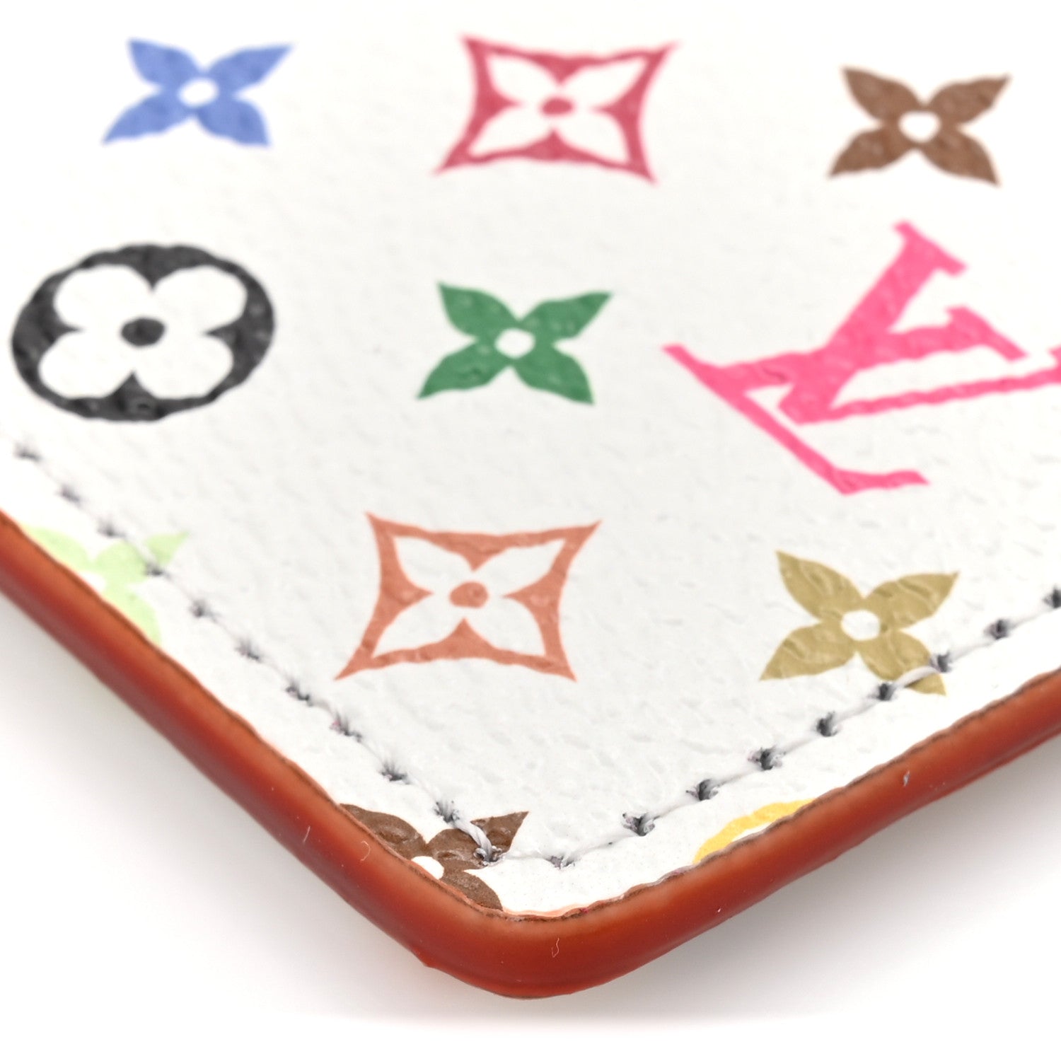 LV X TM Monogram Multicolor Card Holder Kawaii Pink