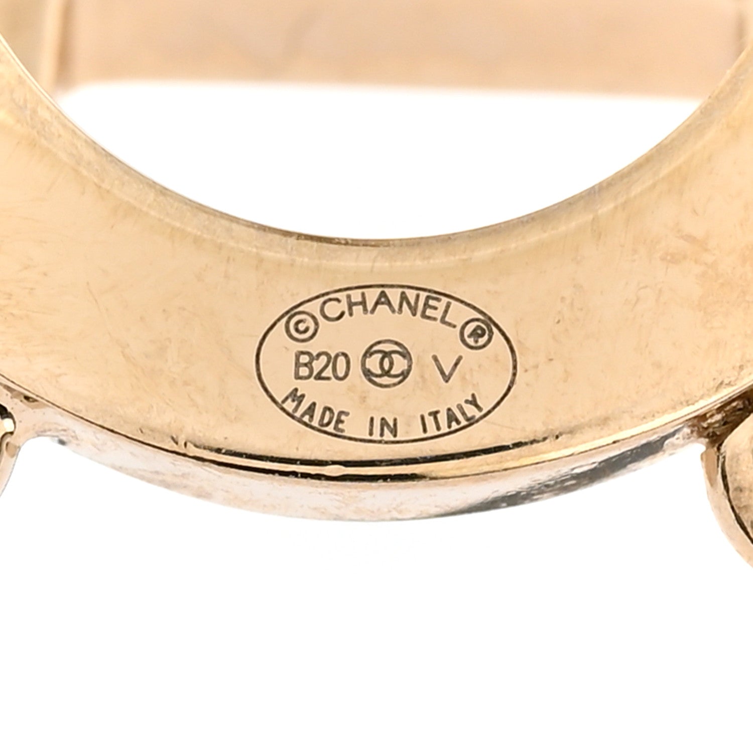 Metal Cha-Nel Logo Drop Earrings Gold