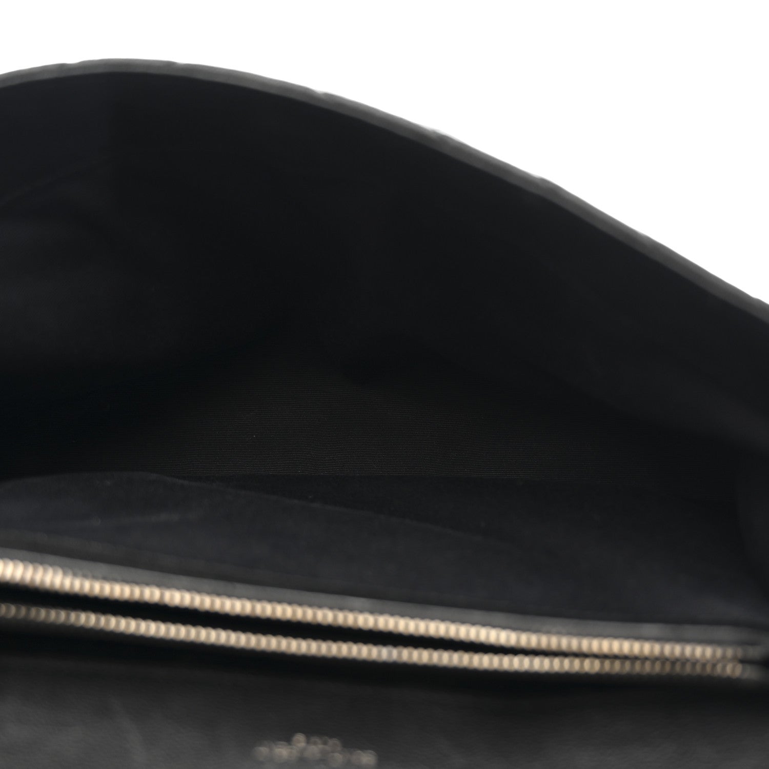 Sheepskin Matelasse Chevron Monogram Large College Satchel Black