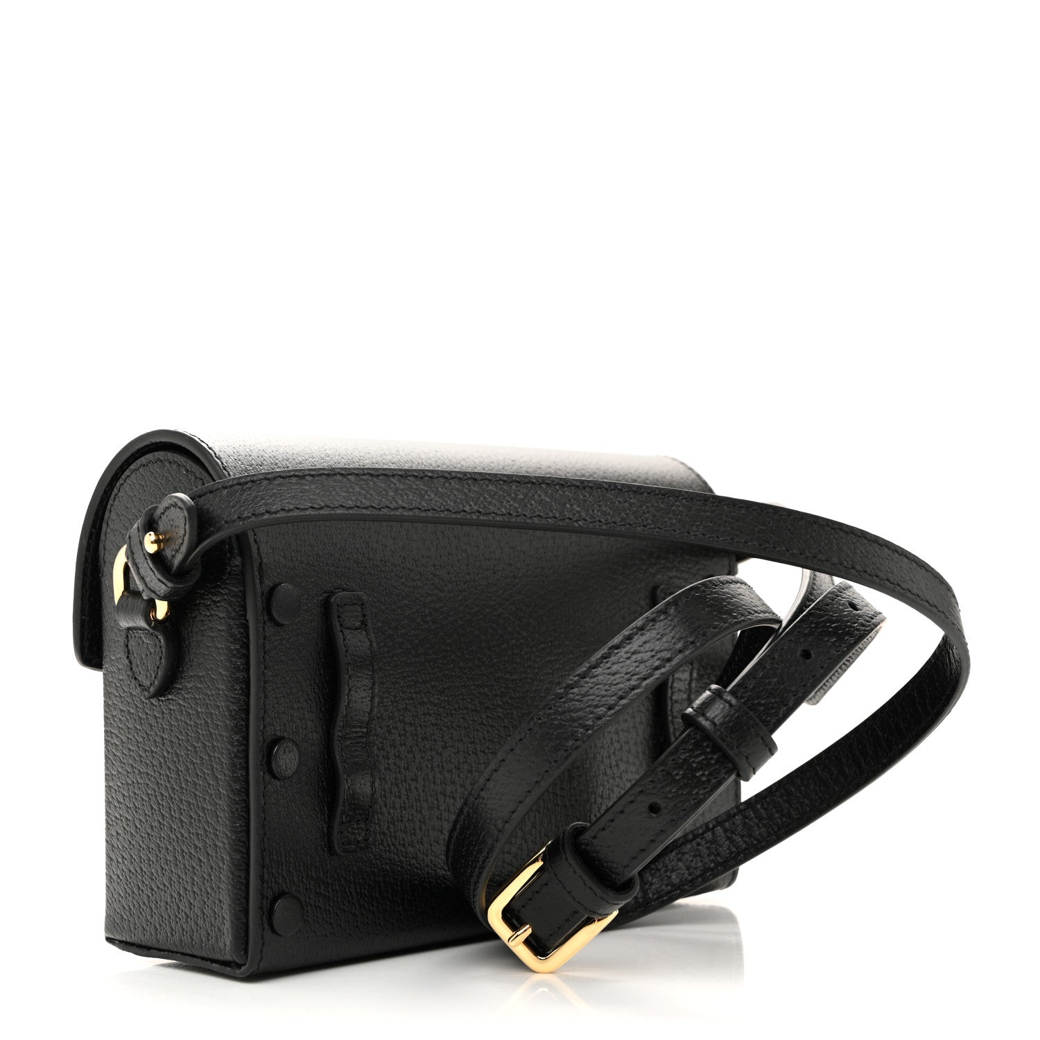 Calfskin Horsebit 1955 Shoulder Bag Black